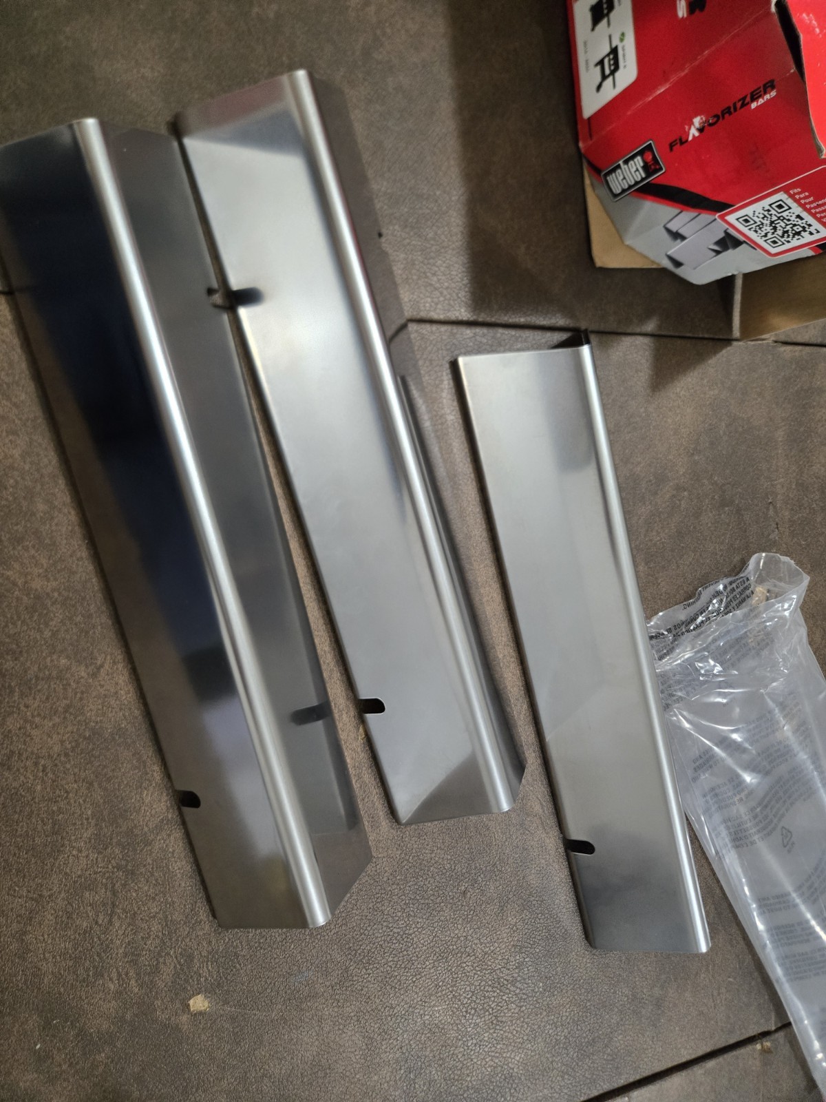 Weber Stainless Steel Flavorizer Bars for Spirit 300 Series Grills 3400302 *READ