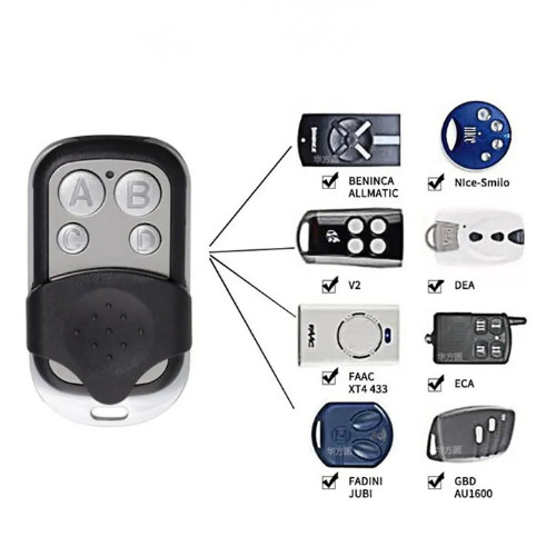 433MHz 4 Key Metal Remote Control Wireless Transmitter Lock Unlock