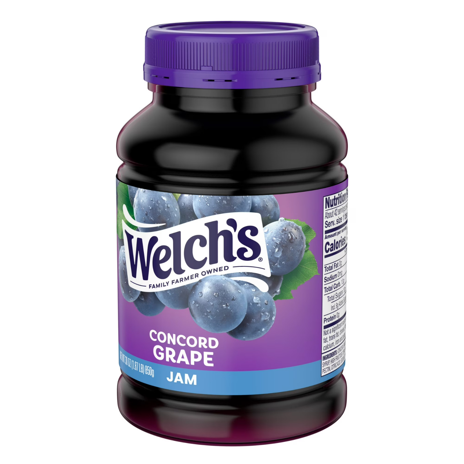(2 pack) Welch’s Concord Grape Jam, 30 oz Jar…