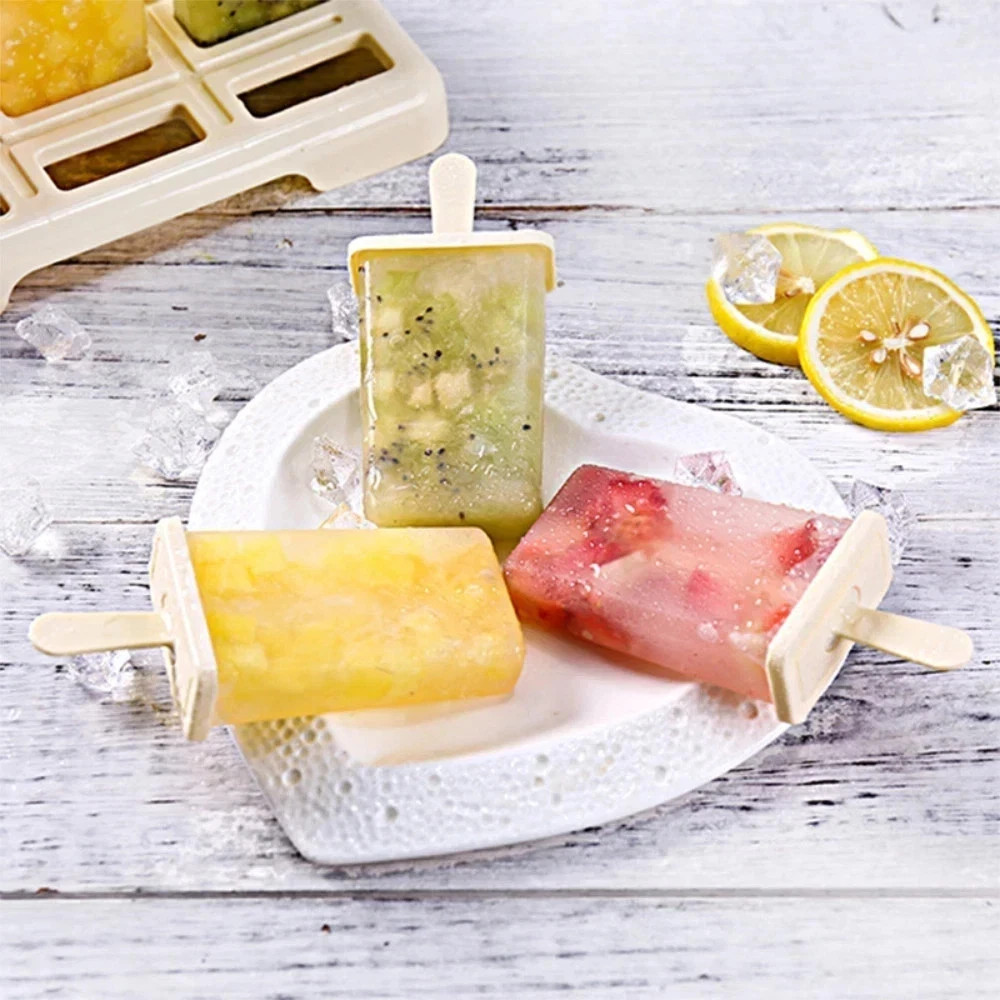 1pcs 9-in-1 DIY Ice Cream Popsicle Mold with Tray – Easy Homemade Frozen Maker