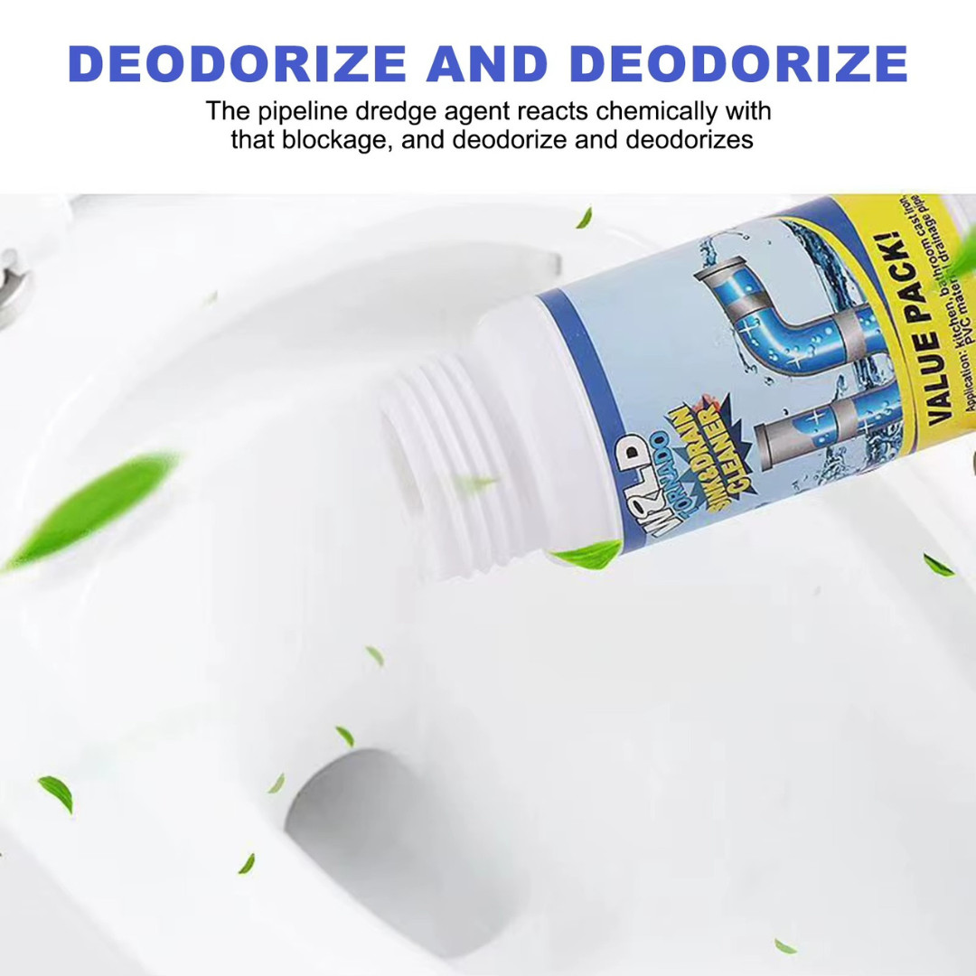 1~5x Wild Tornado Powerful Sink Drain Cleaner High Efficiency Clogging Cleaner