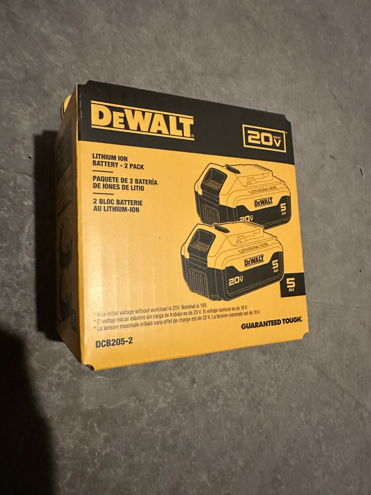 DEWALT DCB205-2 20V 5Ah Battery – Pack of 2 *NEW*