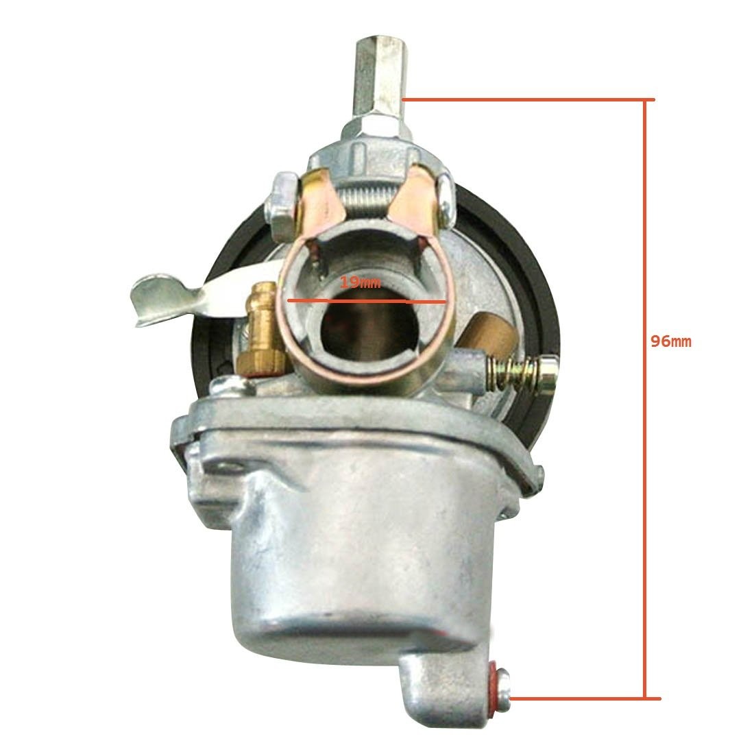 Bike Engine Carburetor For 2 Stroke 49cc 50cc 60cc 66cc 80cc Bicycle Motorized E