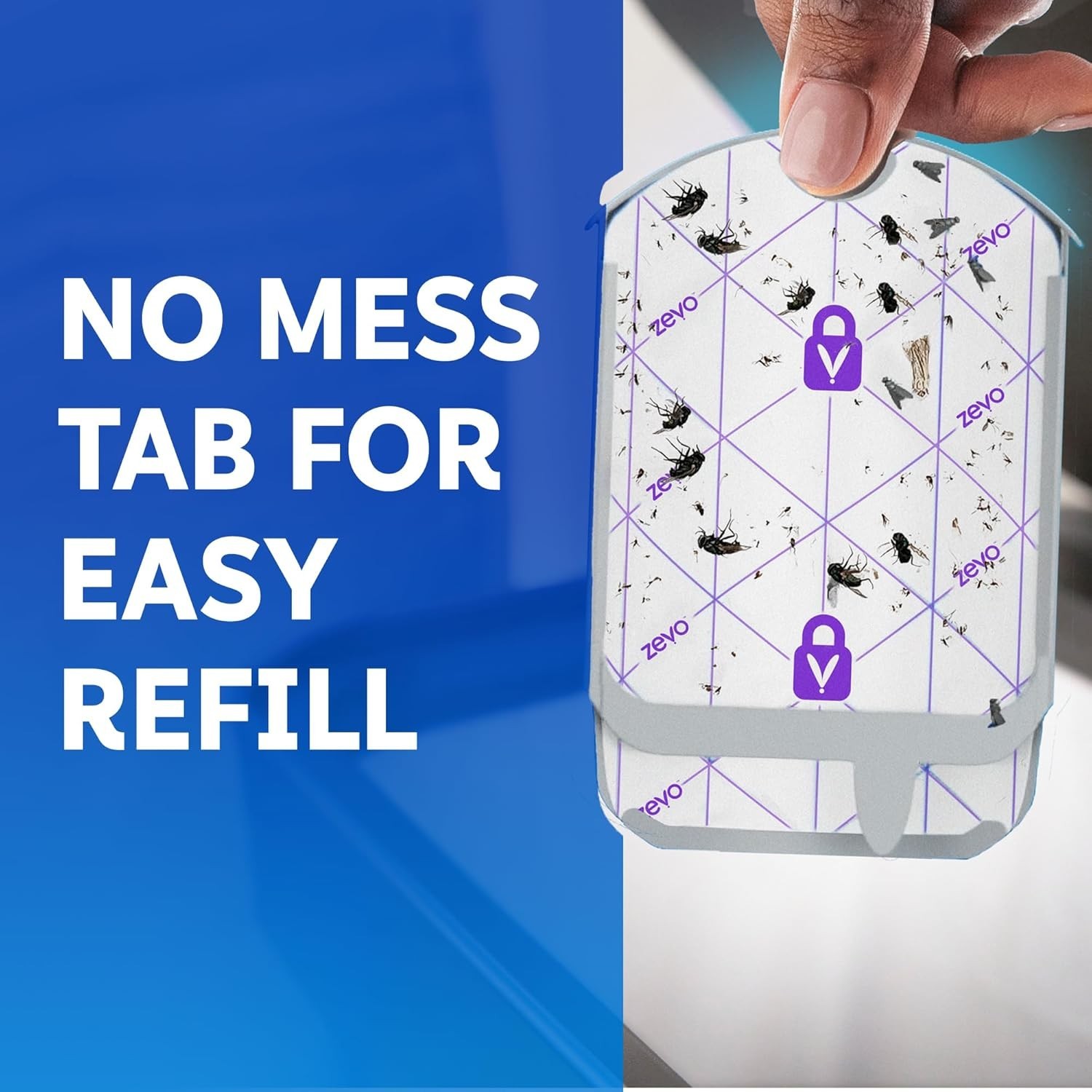 Zevo Flying Insect Trap Official Refill Cartridges Fits Both Zevo Trap & MAX