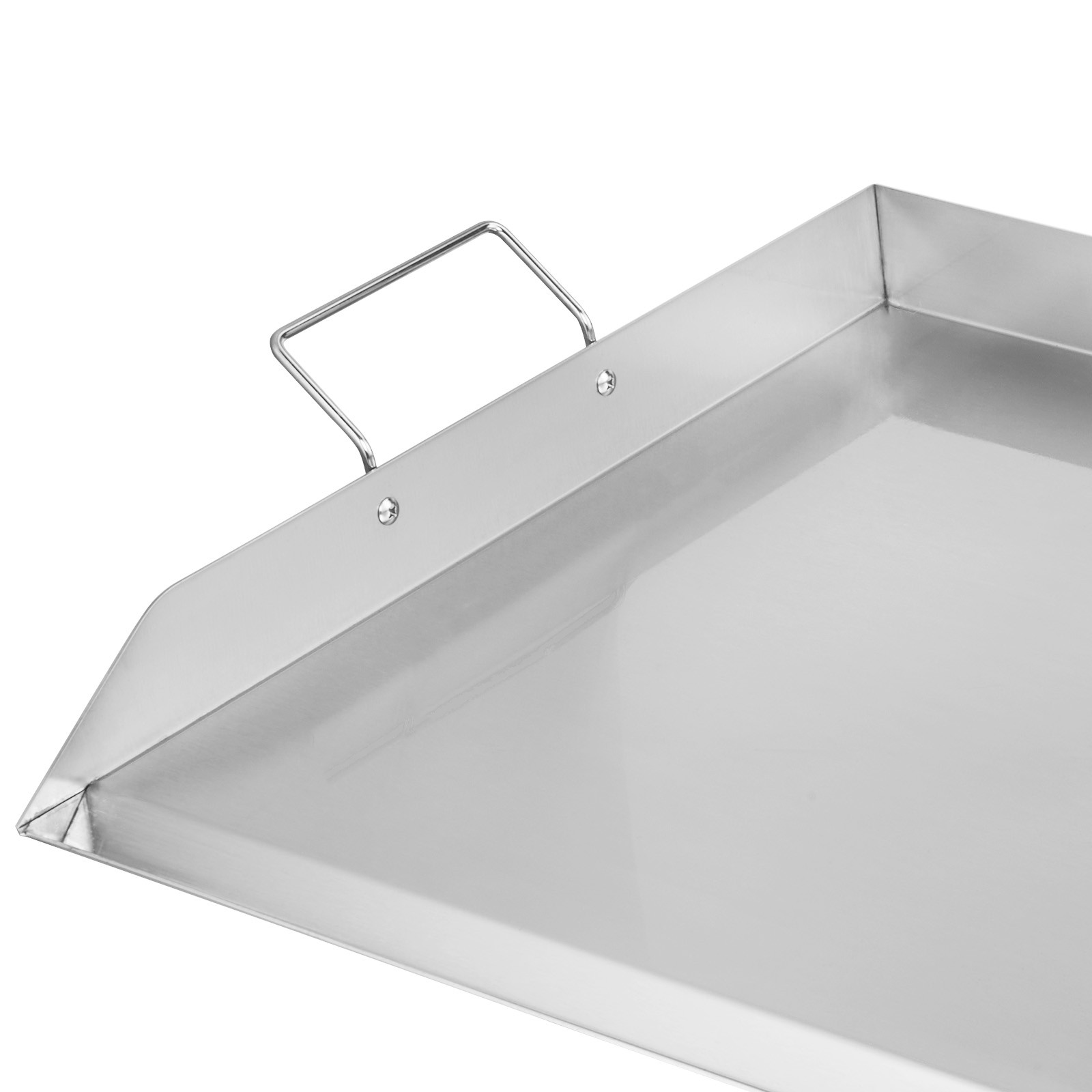 36×22 in Flat Top Griddle Stainless Steel Universal BBQ Grill Pan Cookware