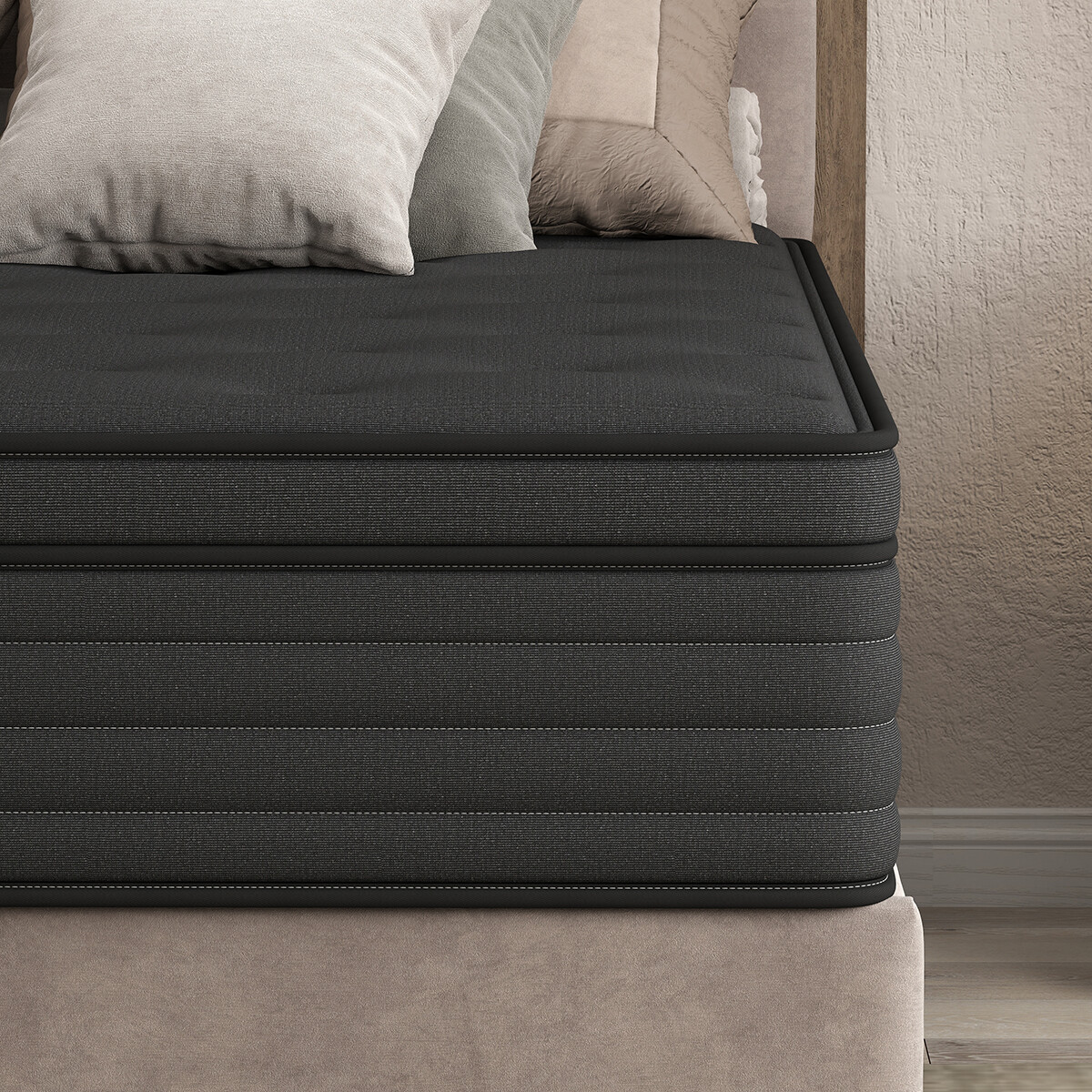 12″14″ Twin Full Queen King Size Mattress Memory Foam Hybrid Spring Bed In a Box