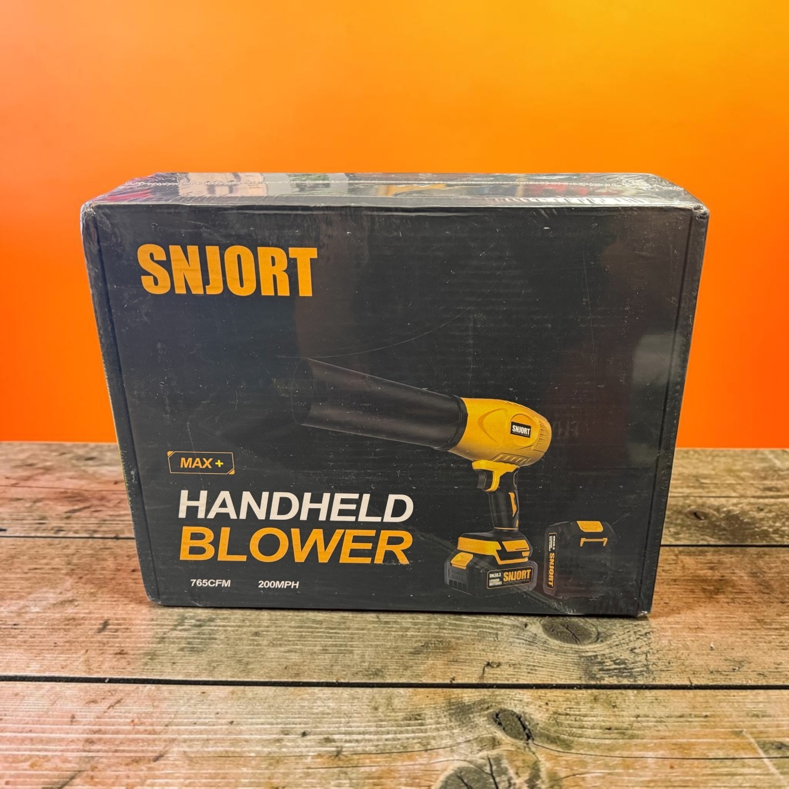 Snjort Max+ Handheld Blower 200 MPH 765 CFM High Power Electric NEW SEALED