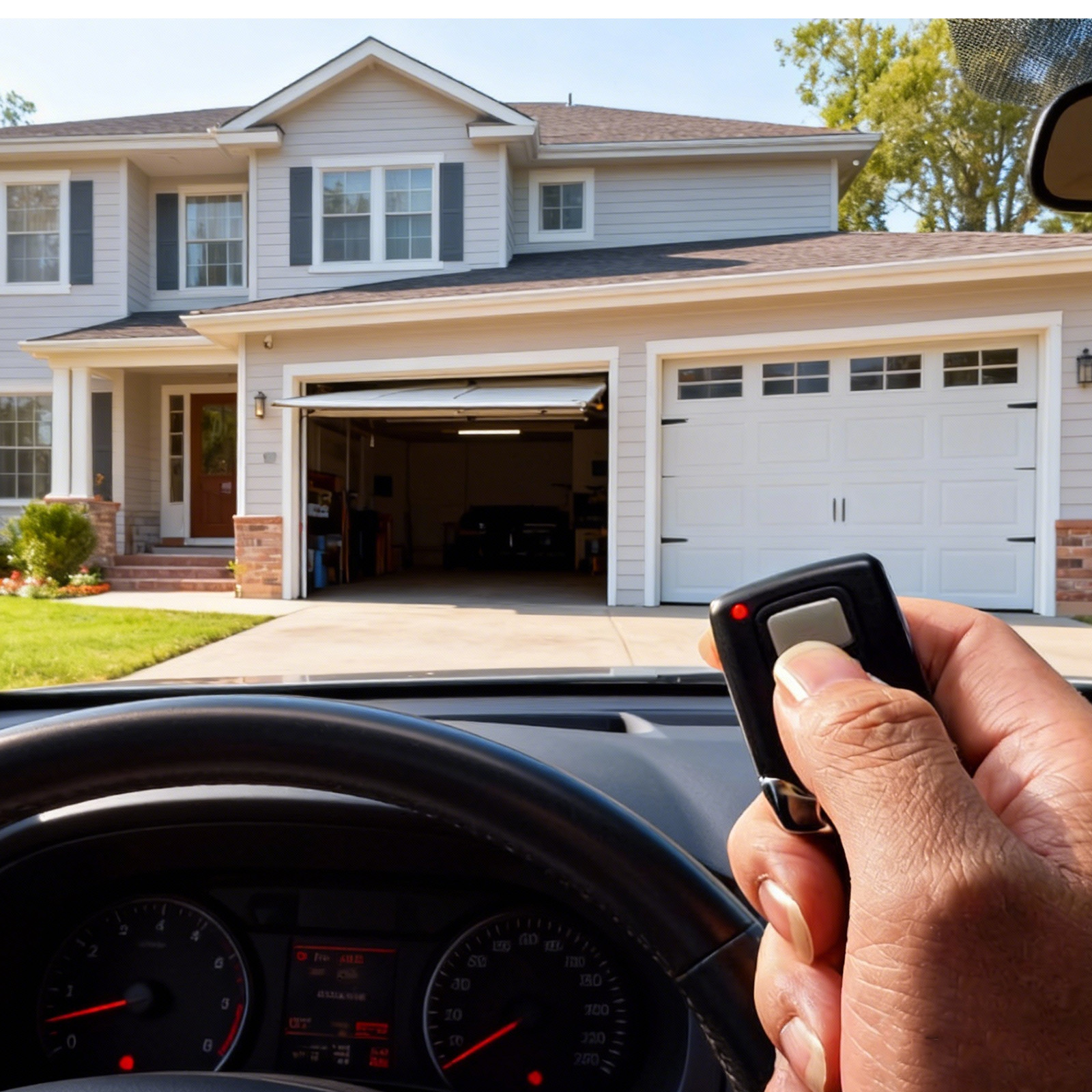 2 for Genie Overhead Garage Door Opener Remote with Keychain