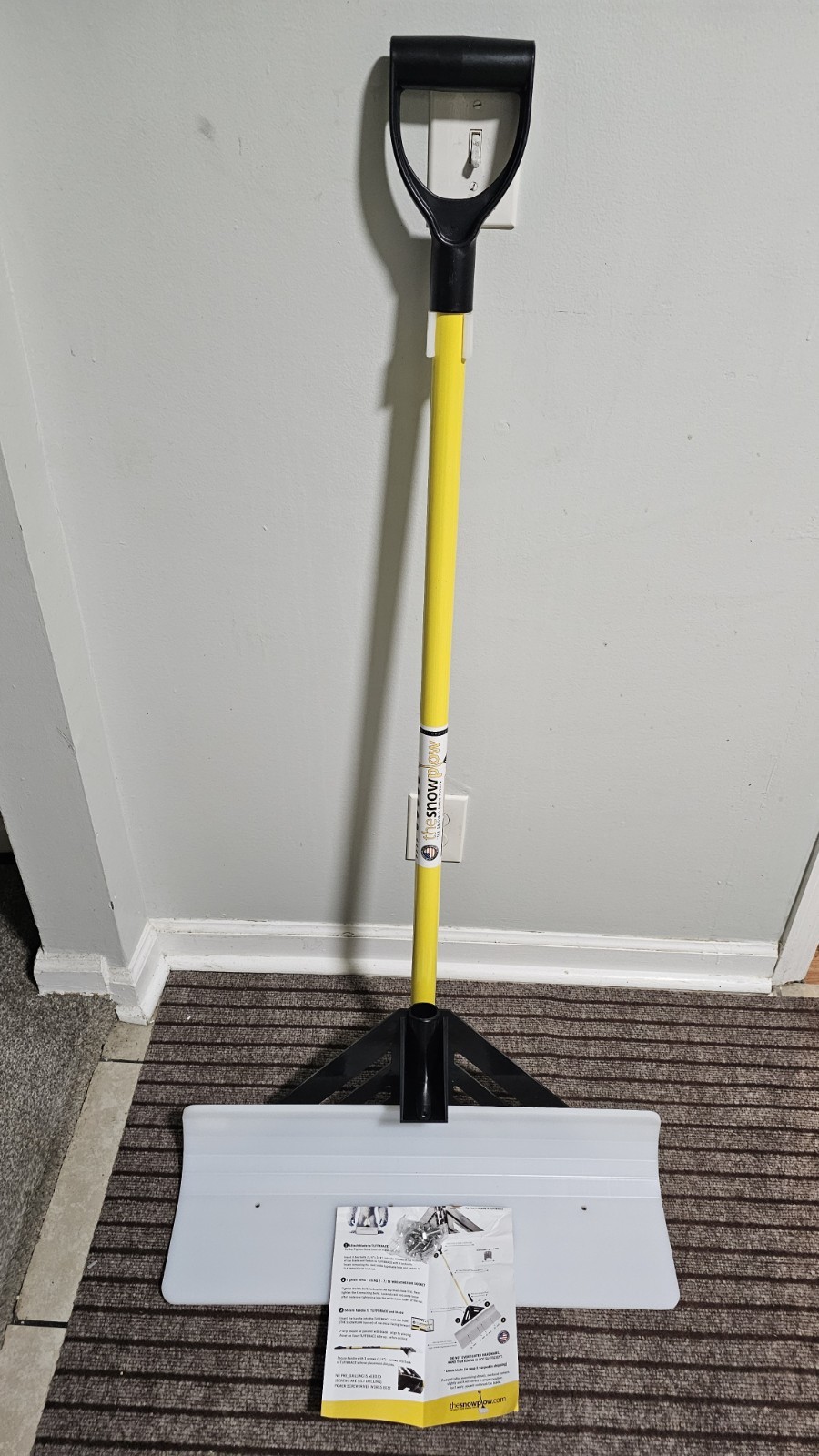 The SnowPlow Snow Pusher, 24in.W, Model# 50524