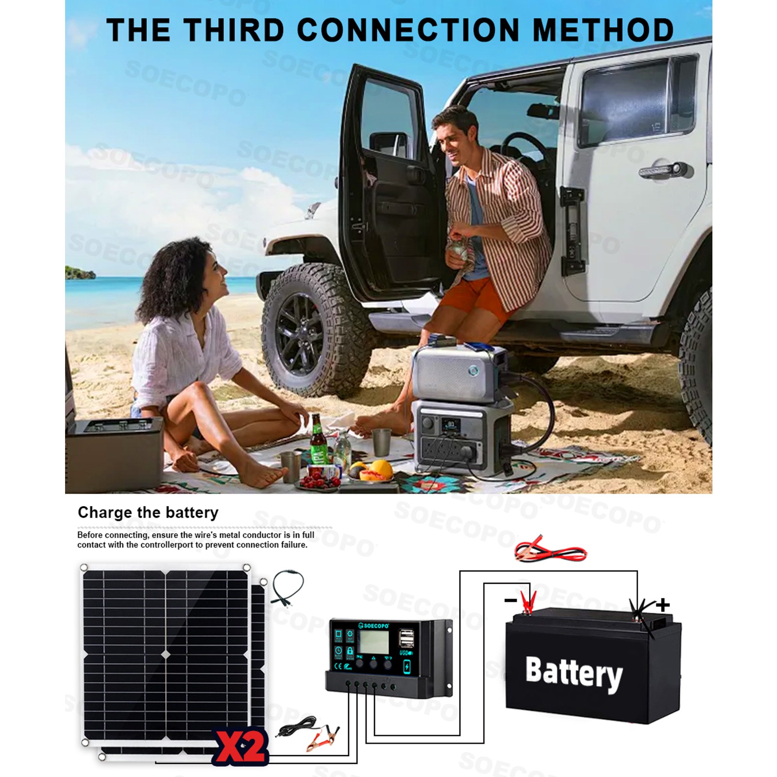 Complete 7000W Off-Grid Solar Kits 7000W Inverter 2pc 300W Solar Panel 110V/220V