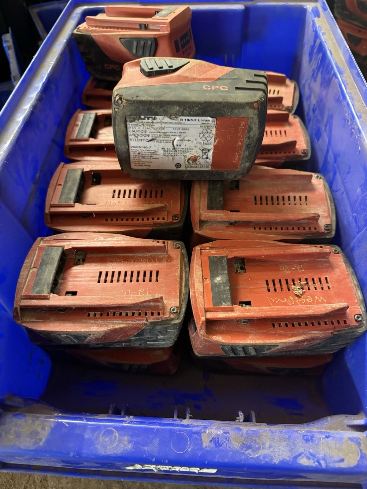 HILTI Used B18 5.2 Li-Ion Amp Battery 21.6v FFE 2110278