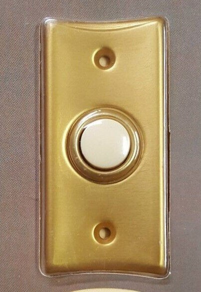 NuTone Push Button Lighted ECONOMY Pushbutton GOLD FINISH NEW PB-6L