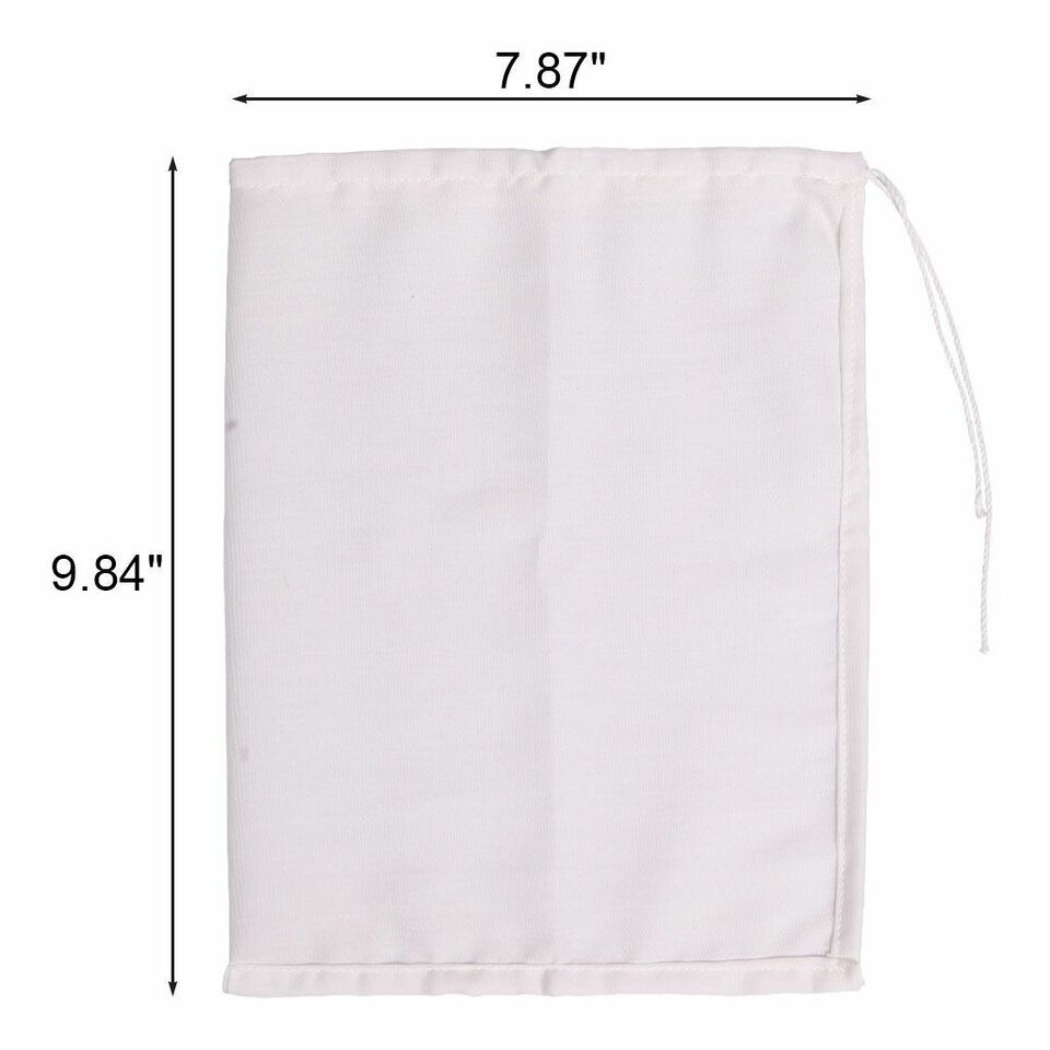 20× Organic Cotton Nut Milk Bag Reusable Food Strainer Brew Coffee Cheese Cloth