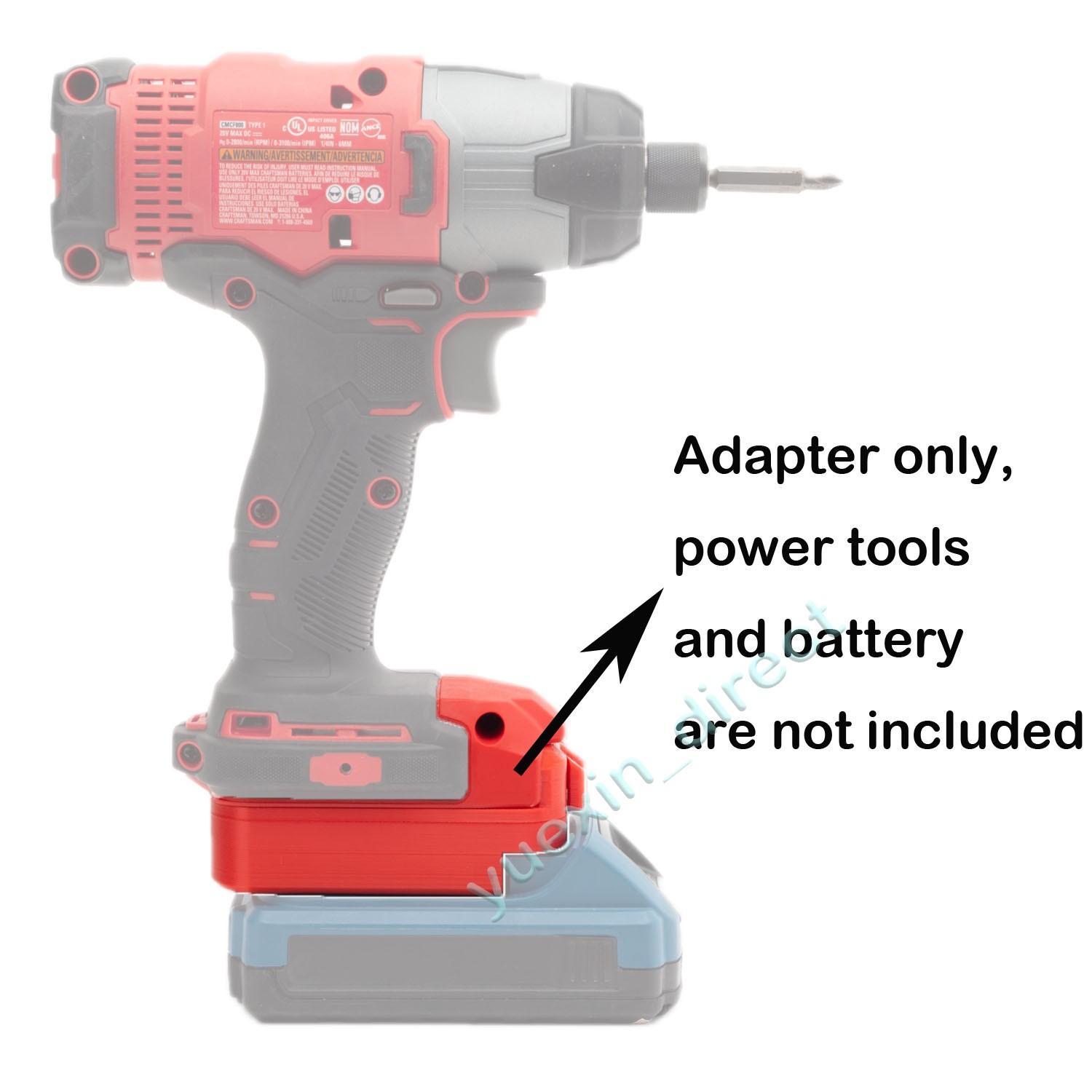 Adapter For Dewalt & Bauer & Hercules Li-Ion Battery to fits Craftsman 20V Tools