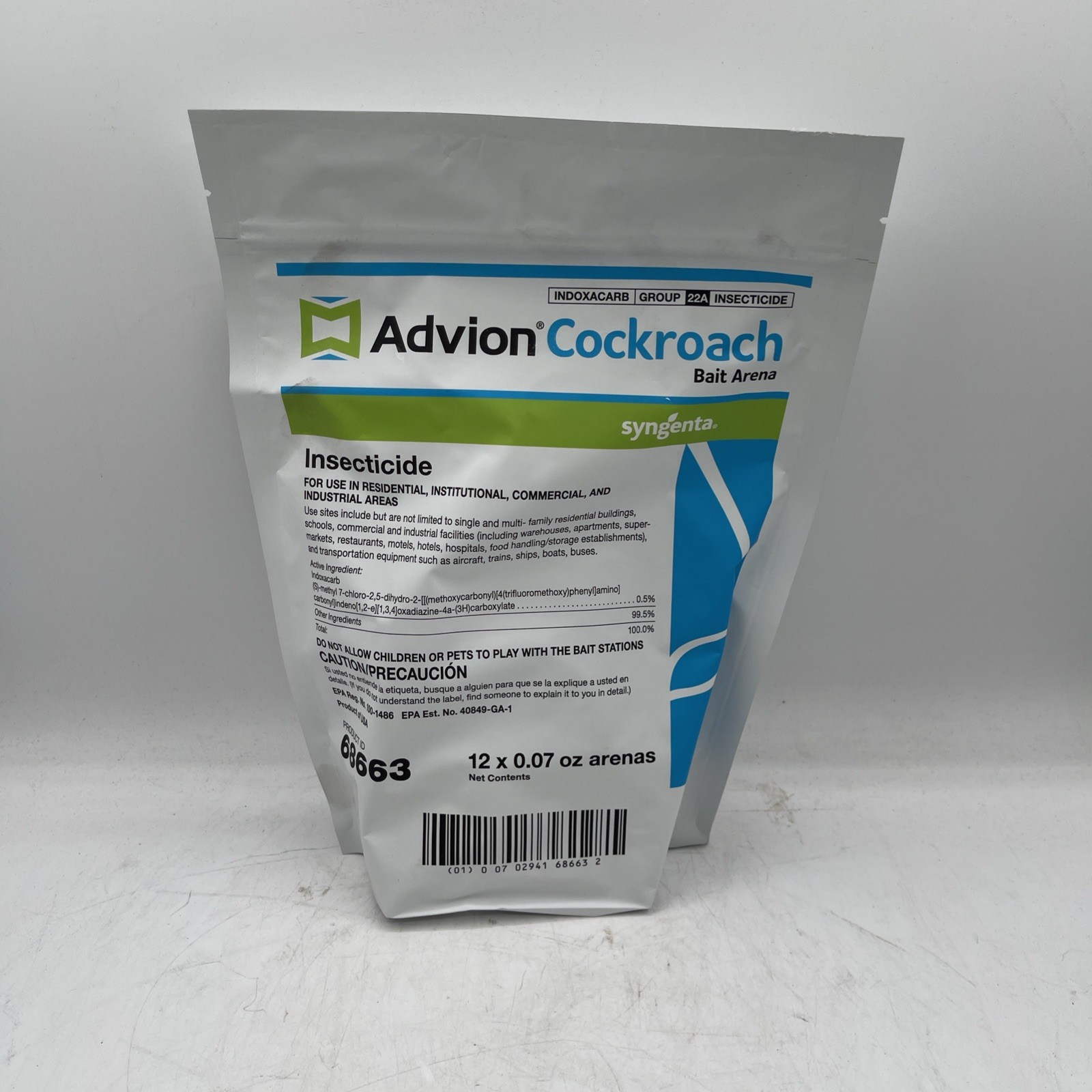 NEW Bag of 12 Advion Cockroach German Roach Control Bait Stations ( Arenas )
