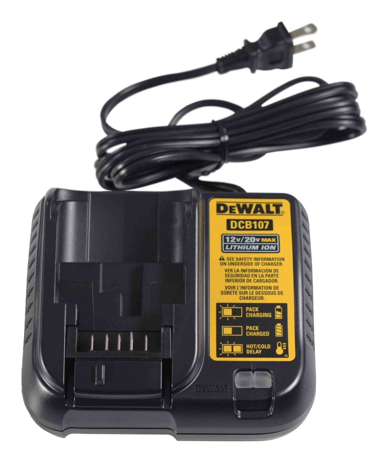DCB107 Replacement for Dewalt 20V Battery Charger DCB101 DCB105 DCB115 DCB115