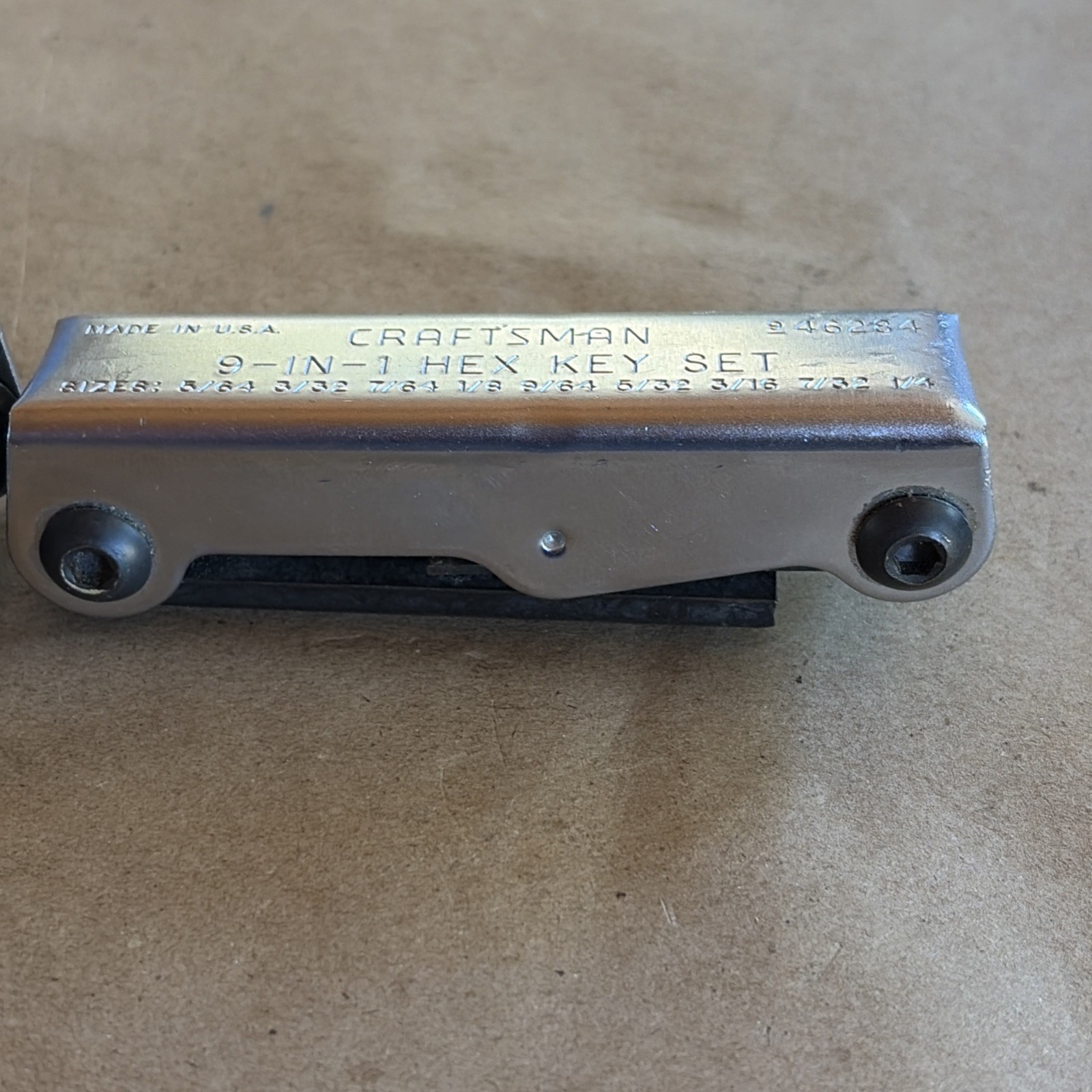 2 Vintage Craftsman 46285 8-IN-1 & 46284 9-IN-1 Metric & SEA Hex Key Sets – USA
