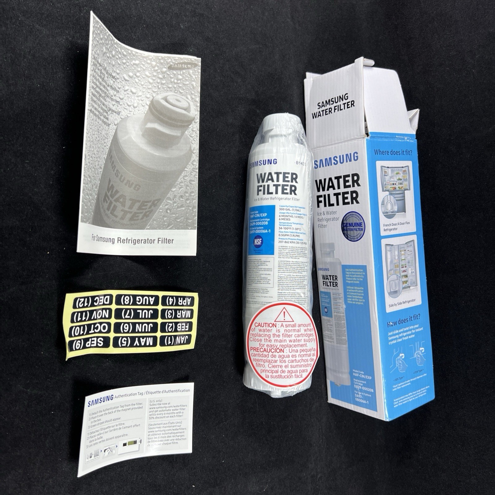 Genuine Samsung HAF-CIN/EXP Refrigerator Water Filter DA29-00020B NEW Open Box
