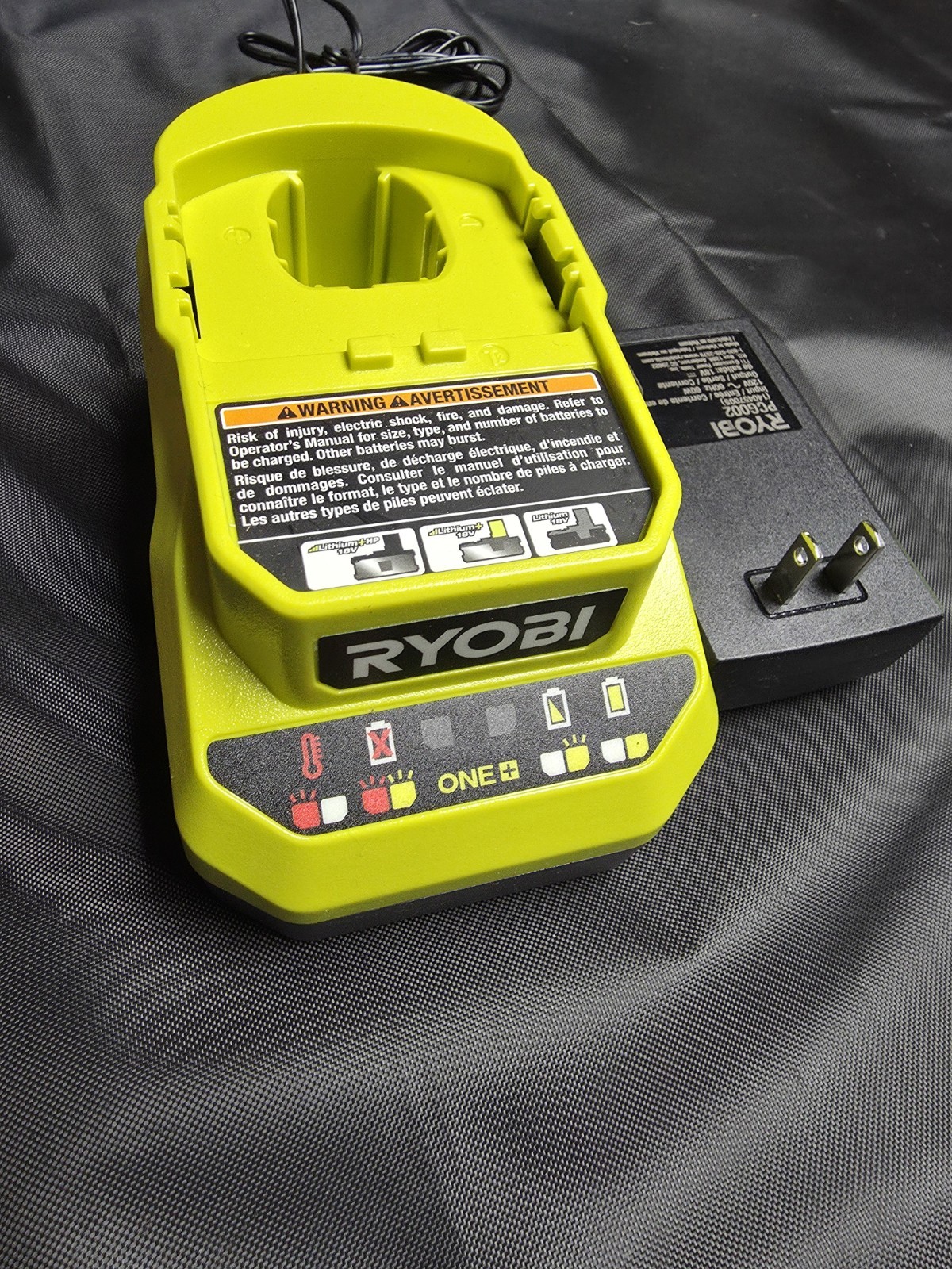 Ryobi ONE+ 18V Battery Charger Genuine OEM Model PCG002