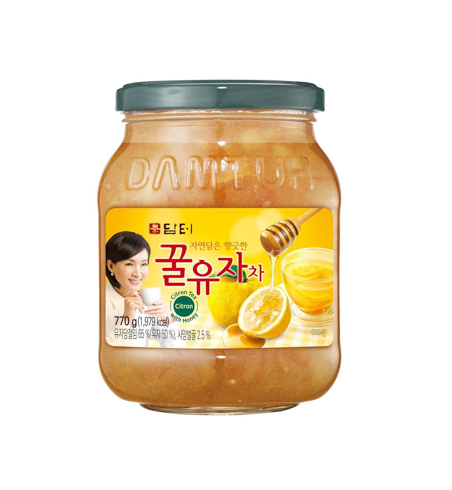 Damtuh Korean Honey Citron Tea Yuja Preserves – Natural Sweetness, 1.7lb, 770g