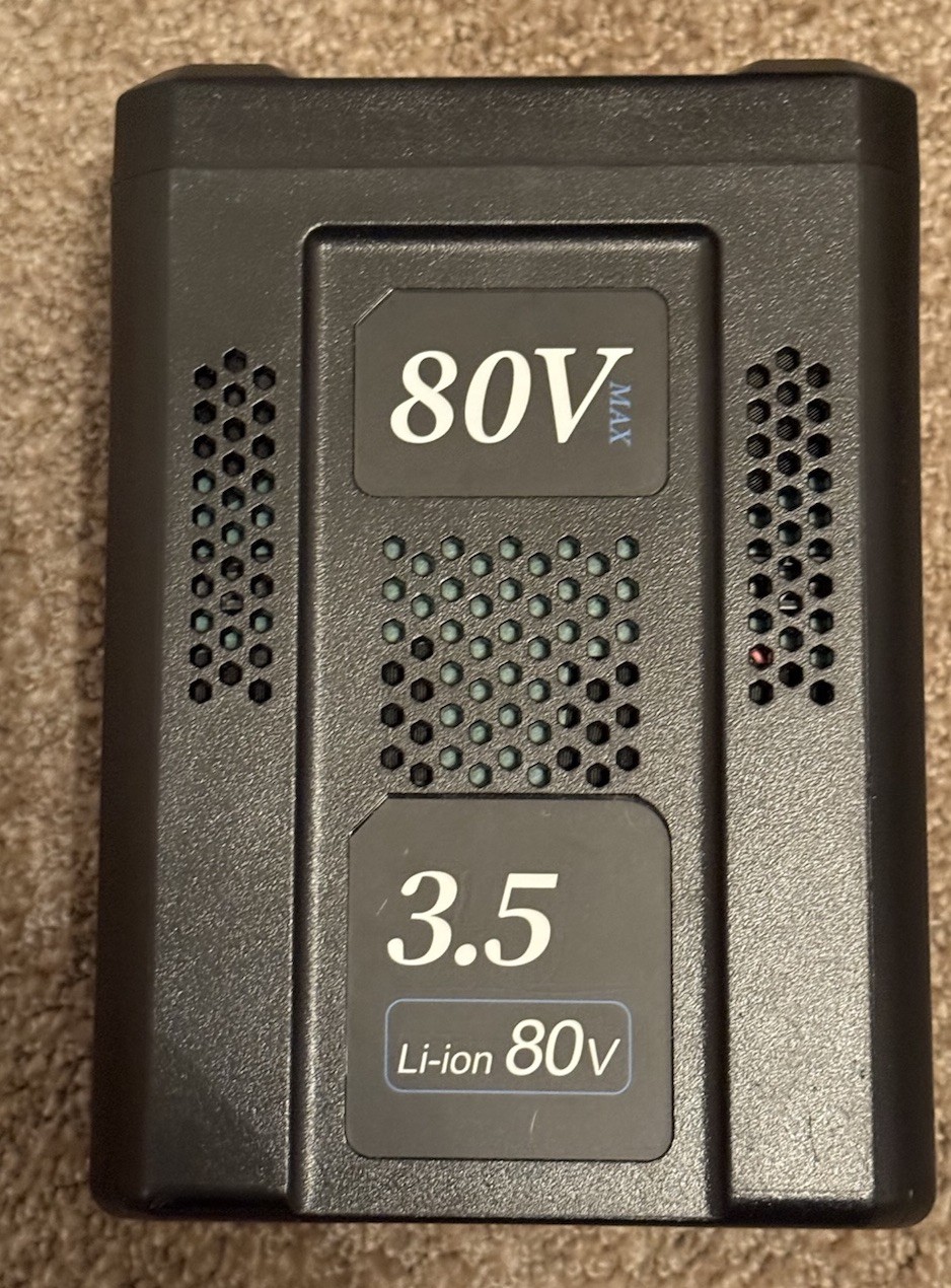 3.5Ah Lithium-ion Rechargable Battery Li-ion 80V Max Tools KB3080-06