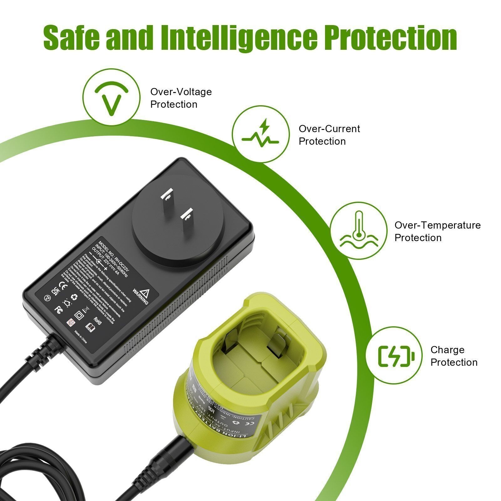1-2PCS 8.0Ah For Ryobi P108 ONE PLUS 18V Lithium 3.0ah Battery P107 P103 RB18L50