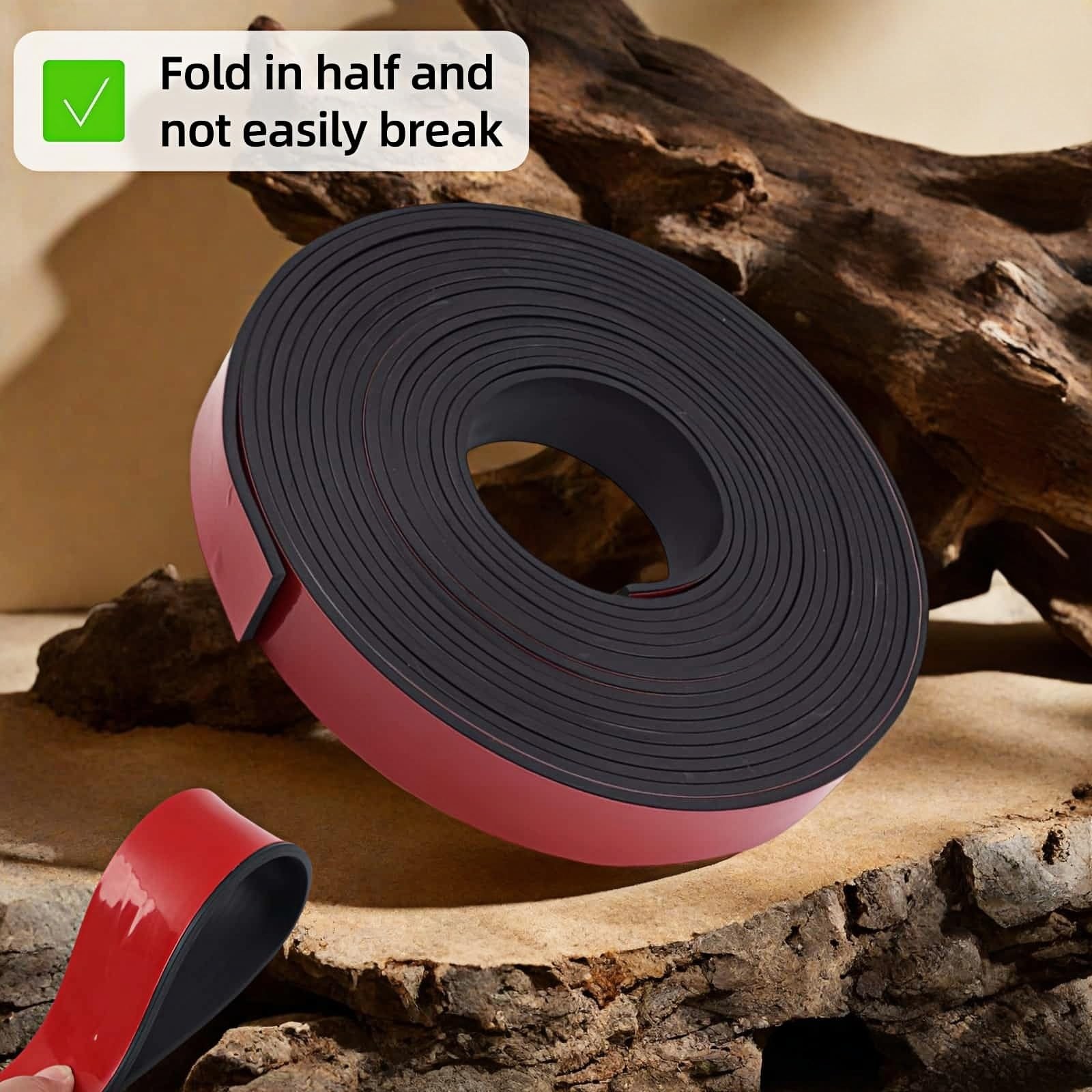 1″ x 1/8″ Thick Self-Adhesive Rubber Strip – Heavy Duty Weather Stripping