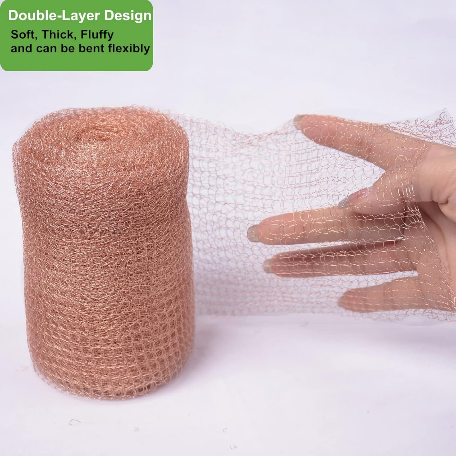 5inch x 32feet Rustproof Copper Mesh Roll – Rodent & Pest Prevention