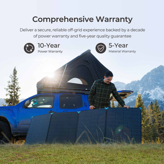 Renogy 400W Lightweight Portable Solar Suitcase Foldable Solar Panel
