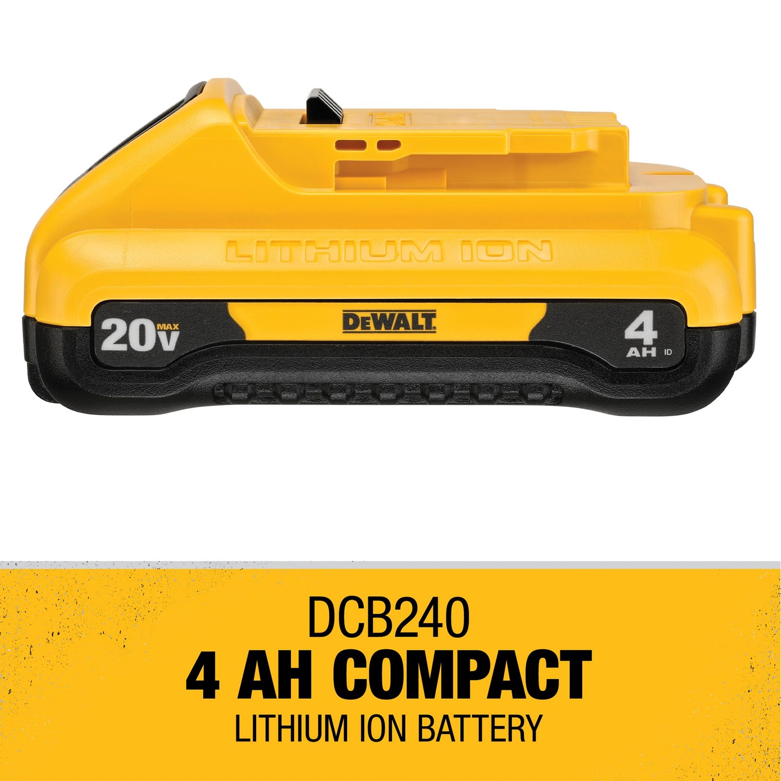 DEWALT 20V MAX* Battery, Compact, 4.0-Ah (DCB240)