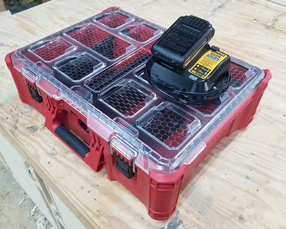 Packout Mount for Dewalt DCB107 (Charger Not Included)