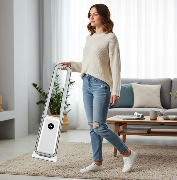 Bladeless Tower Fan with Remote Control Quiet Cooling Fan for Home Office