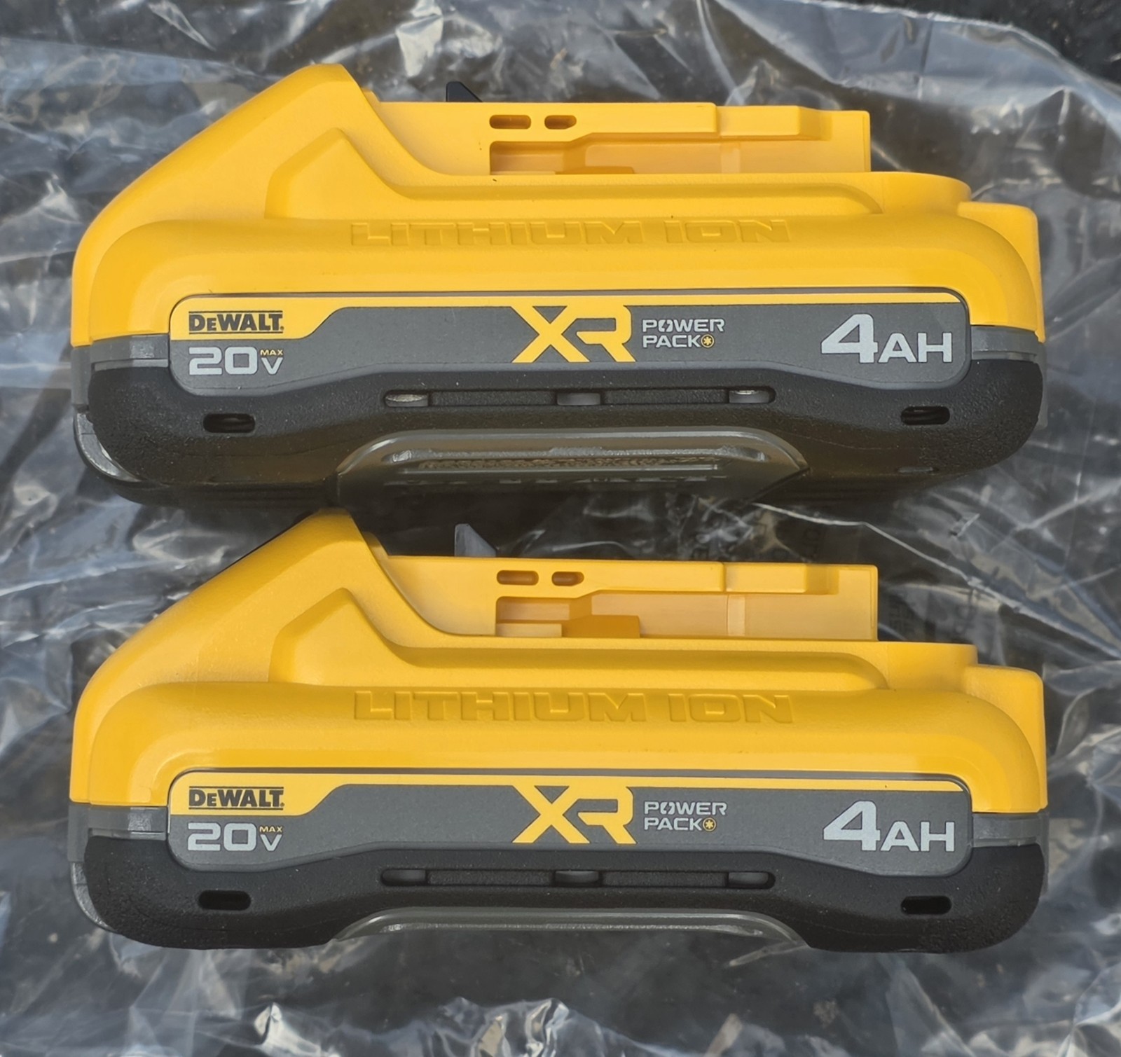 2 NEW DeWALT DCB2104 4AH POWERPACK 20V XR GENUINE BATTERIES 2025 DATE CODE