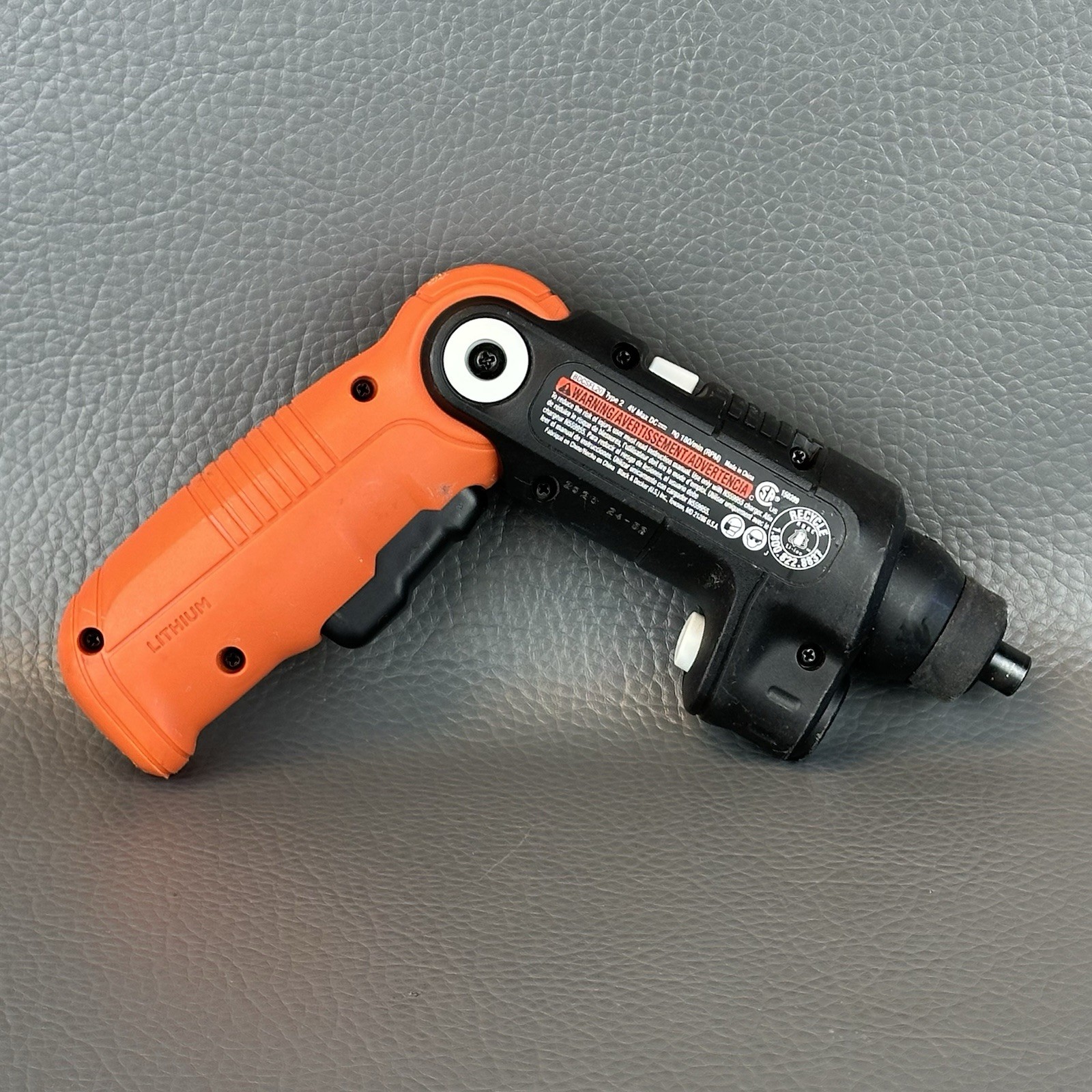 BLACK+DECKER 4V MAX Cordless Screwdriver w/ LED (BDCSFL20C) Charger Not Included