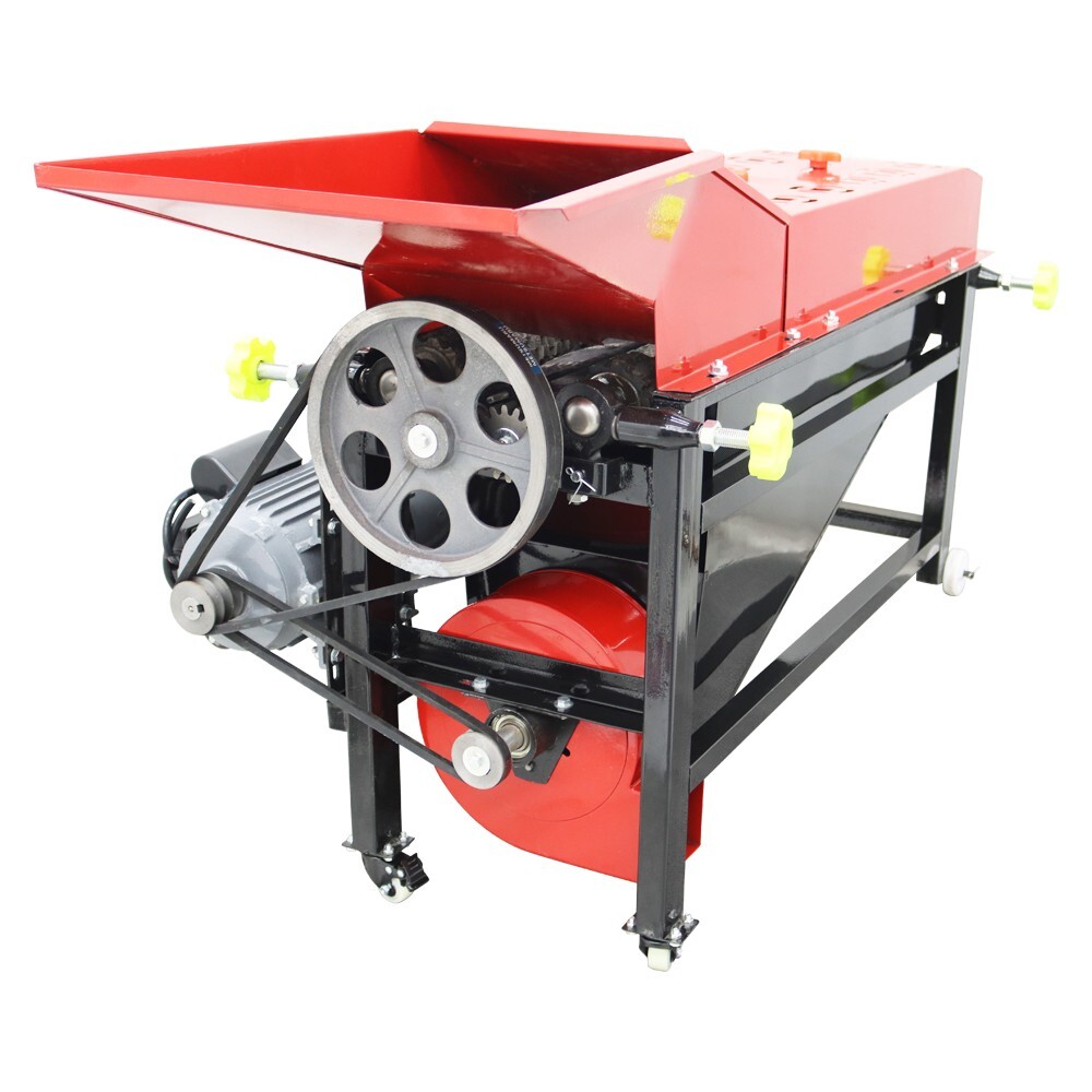 1000kg/h Electric Dry &Wet Corn Husker Peeling Machine 220V Corn Sheller 3KW