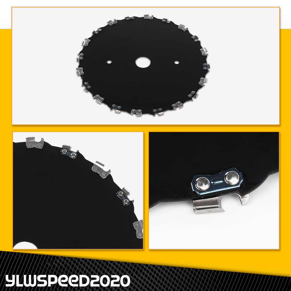 2pcs 9″ Chainsaw Brush Blade 20 Tooth Cutter Trimmer Head Weed Mower Saw Blade