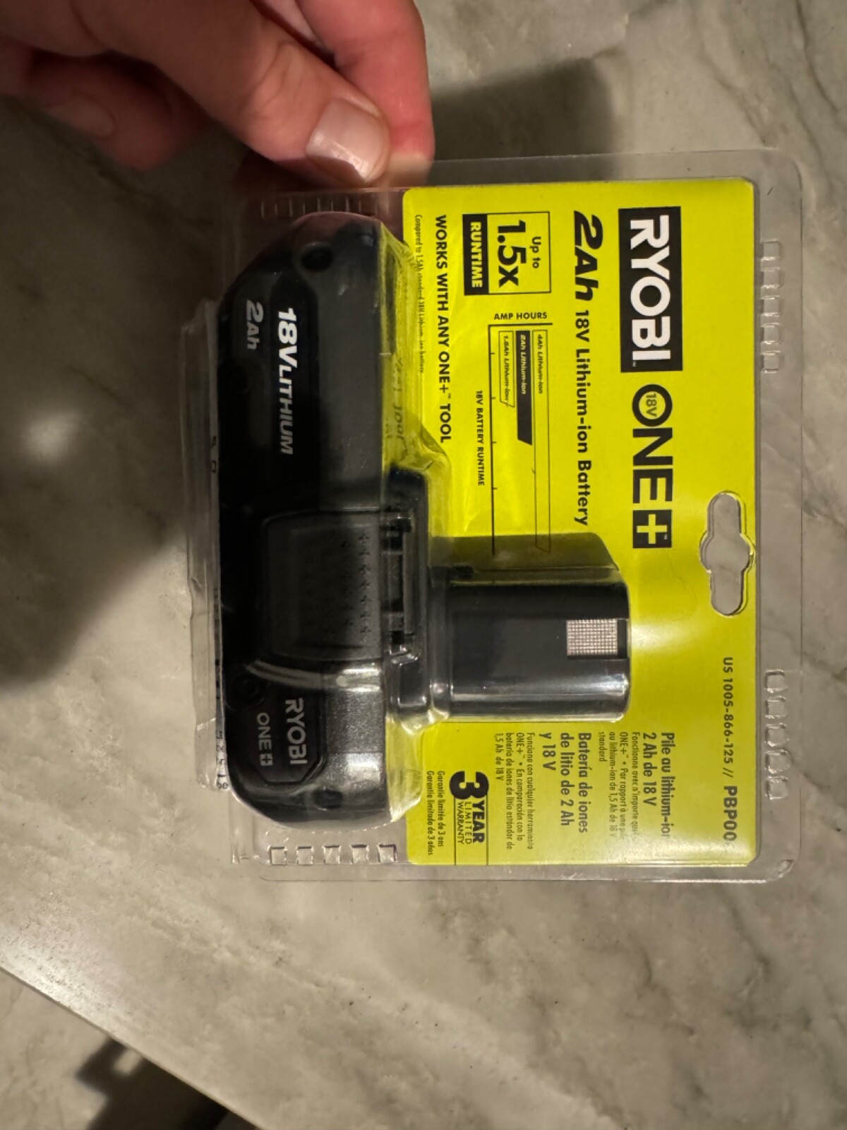 Ryobi One+ PBP006. Brand new. Lithium-Ion Battery. $89 @ Home Depot