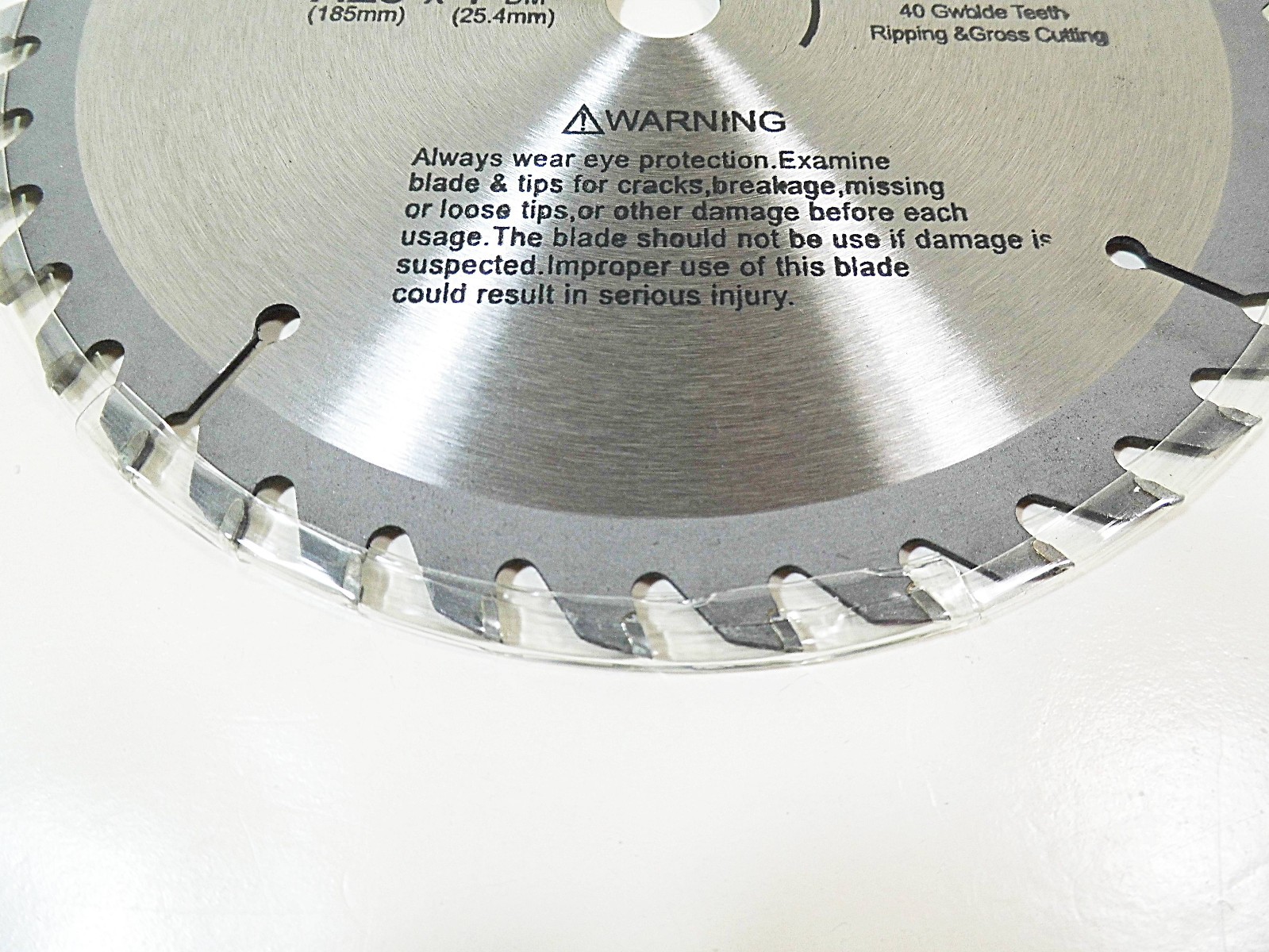 Carbide Tip Circular Saw Blade 7-1/4″ Tungsten Steel 40 Teeth 8000 RPM for Wood