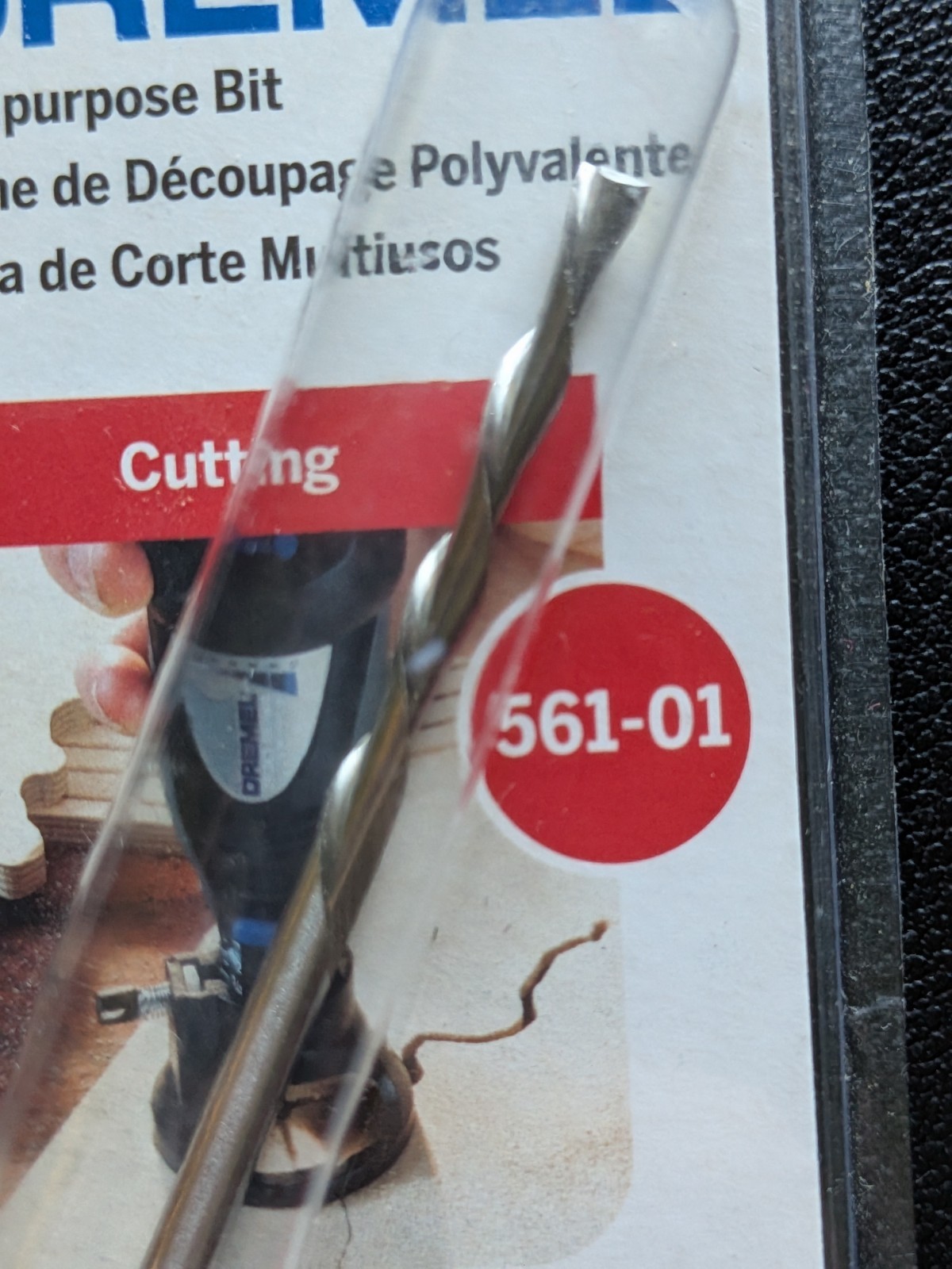 Authentic OEM Dremel #561 Multipurpose Cutting Bit 1/8″ 3.2mm Dia. 1-1/2″ Length