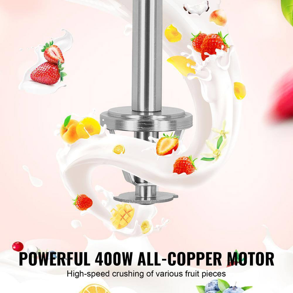 Ice Cream Blender, 400 W High-Speed Maker, 4200 RPM Mixer with Stepless Speed Ad