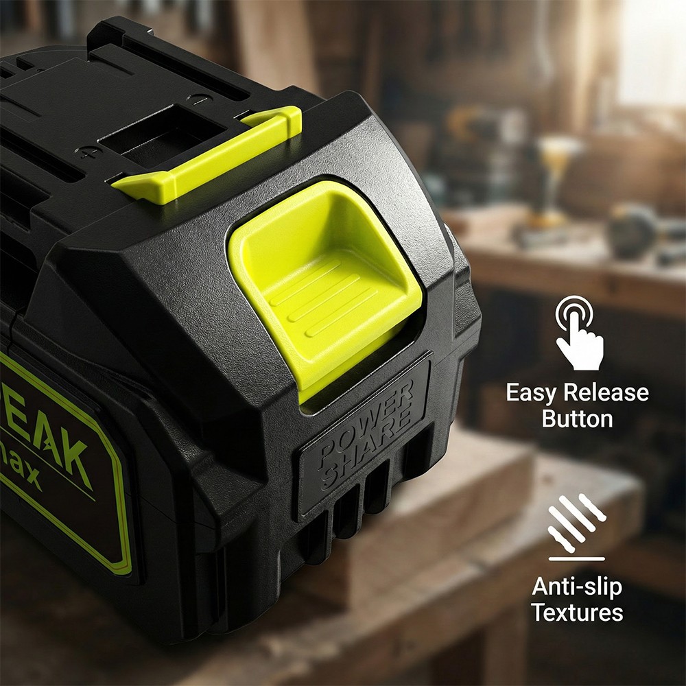 21V Lithium-ion Battery Replacement & Backup Battery with LED Power Indicator