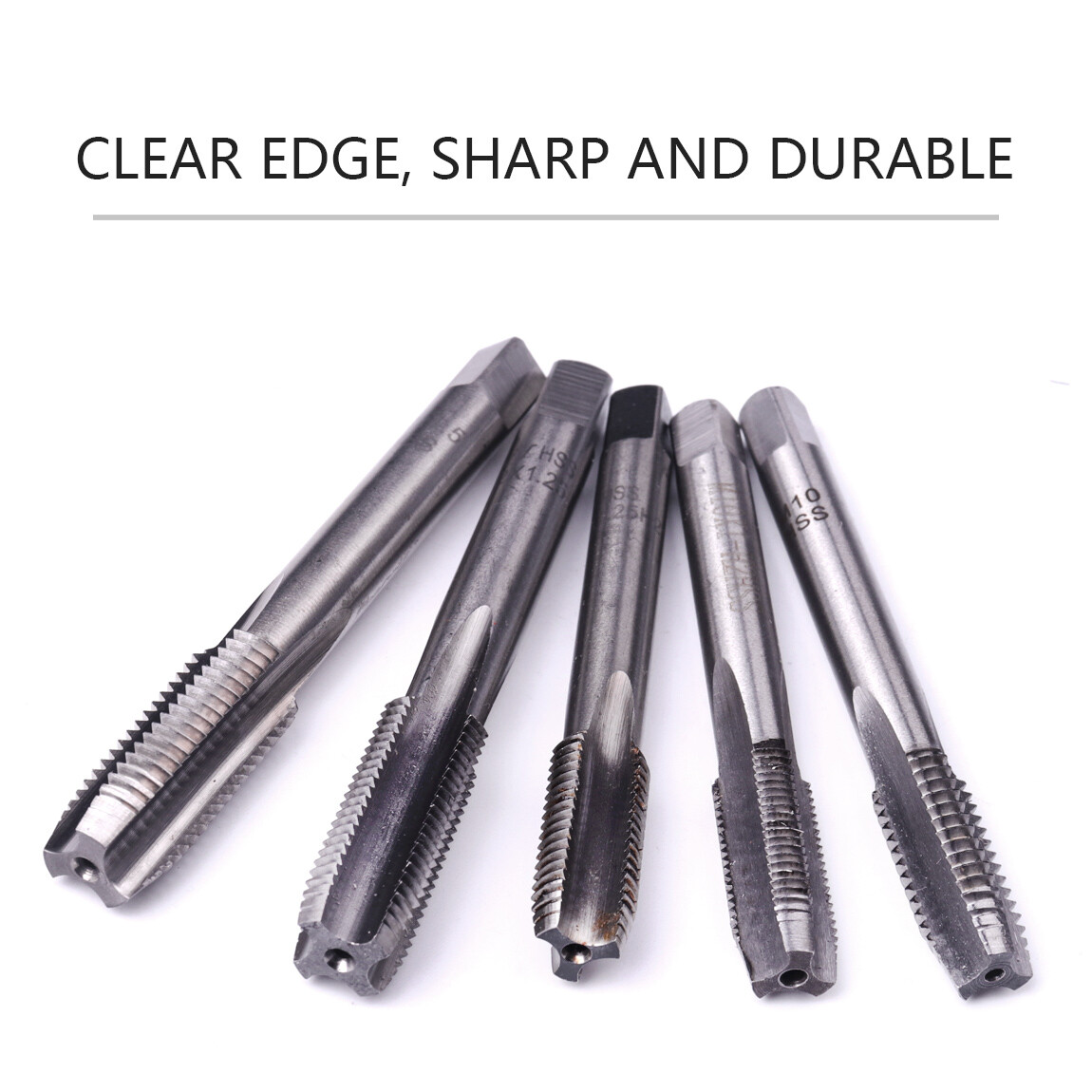 HSS Machine Screw Thread Metric Plug Tap Tools Pitch1.0-2.5mm M10-M20