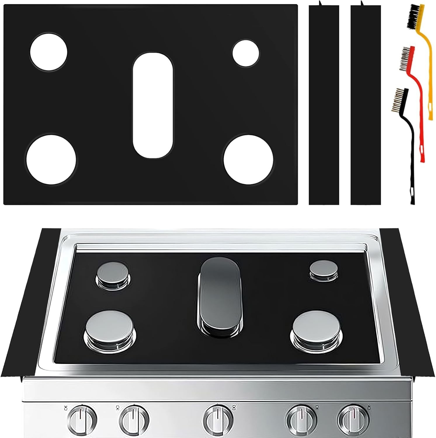 Samsung Gas Stove Burner Covers Reusable Nonstick Stove Protector Mat Liners
