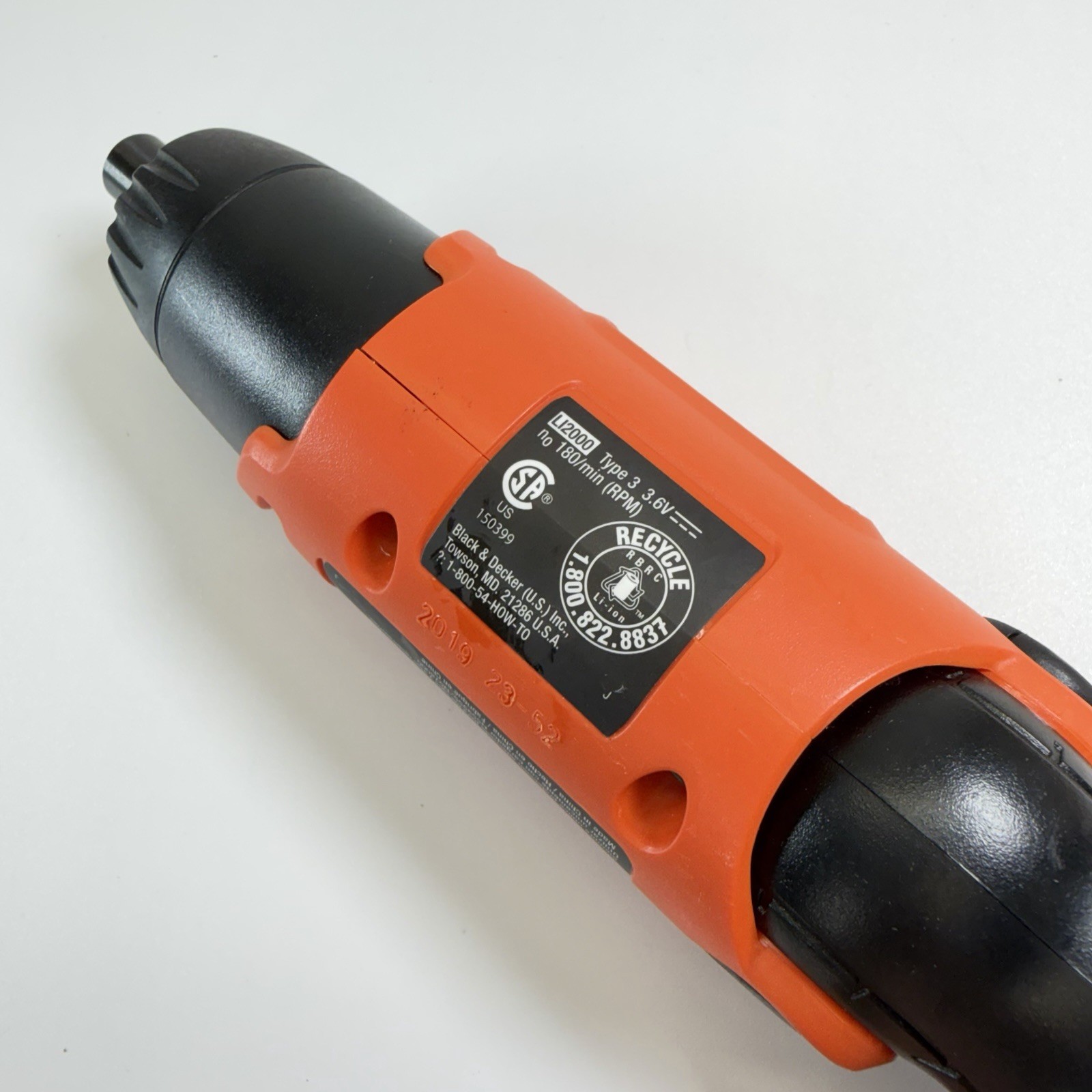 BLACK+DECKER Cordless Screwdriver W/ Pivoting Handle – Charger Not Included