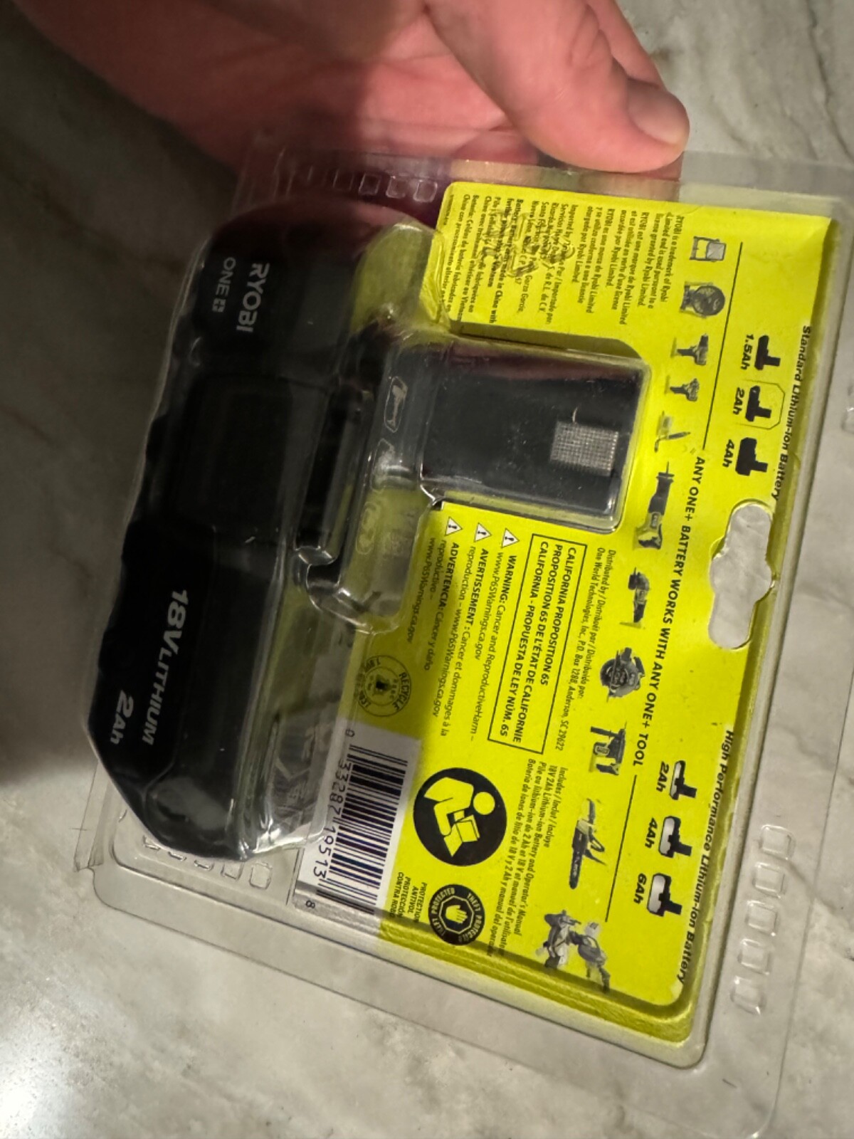 Ryobi One+ PBP006. Brand new. Lithium-Ion Battery. $89 @ Home Depot