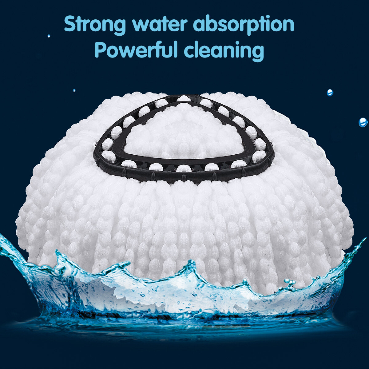 Replacement Microfiber Mop Head Easy Clean Wring Refill For O-Cedar Spin Mop
