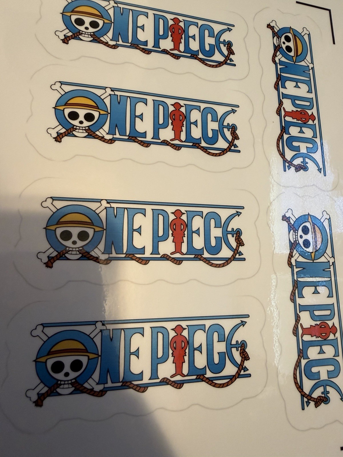 One Piece Logo Sticker Vinyl Decal Die-Cut Laptop Car Laminated