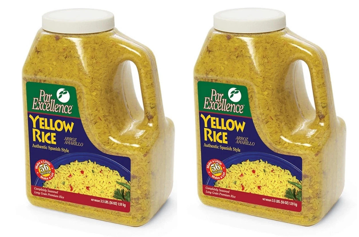 2-PK ParExcellence Yellow Rice, 3.5 lbs, Authentic Spanish Style Long Grain
