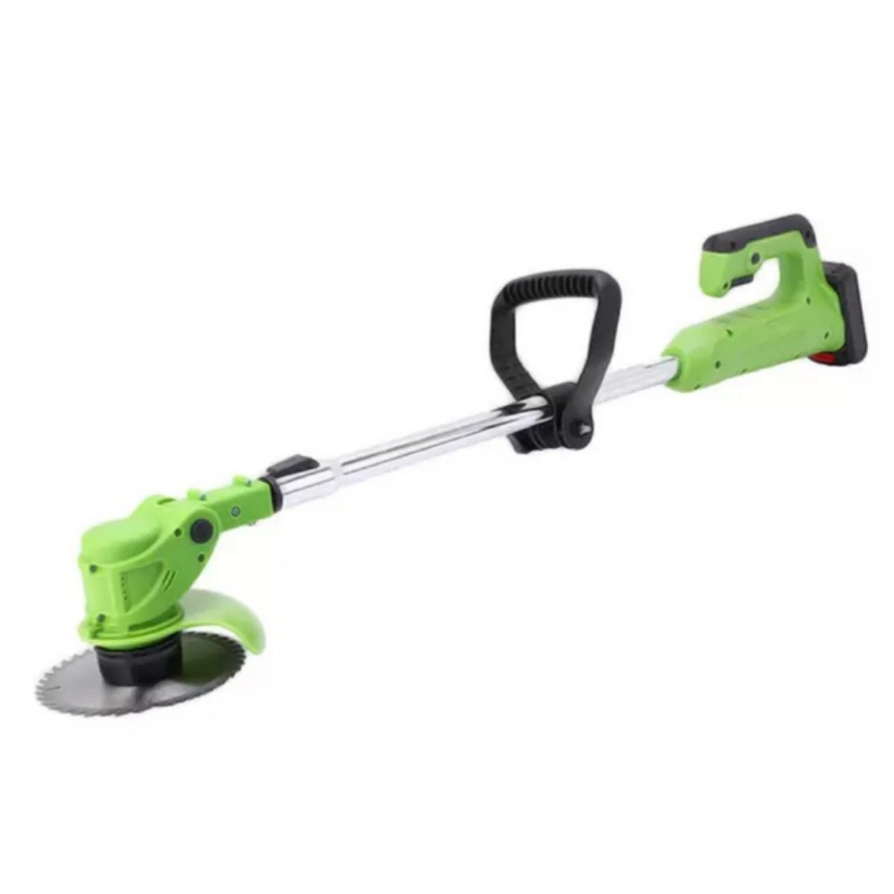 Grazer Weed Cutter – Battery Operated Cordless Metal Blade Grass Trimmer / Edger