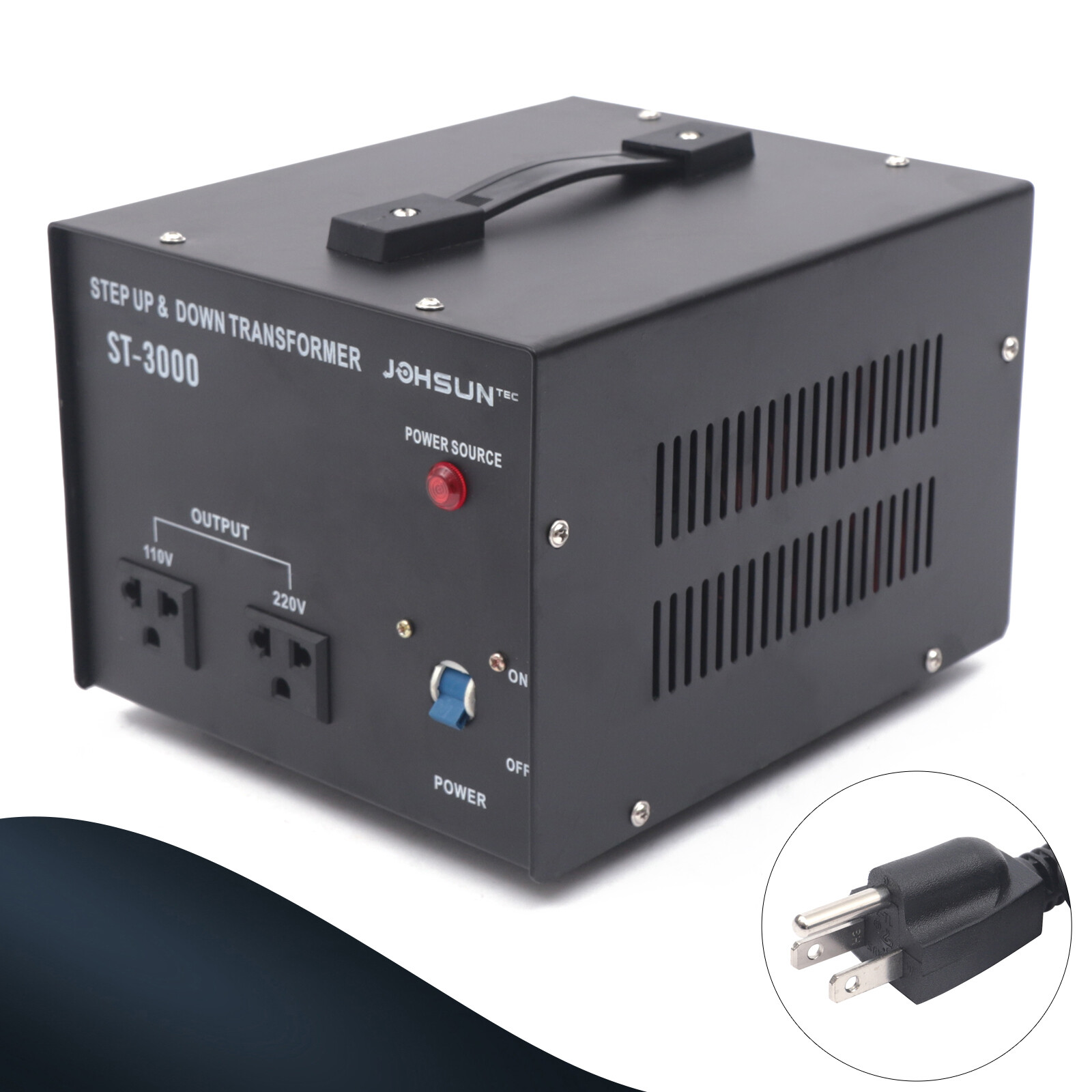 3000 Watt Voltage Converter Transformer Step Up/Down 110-120V to/From 220-240V